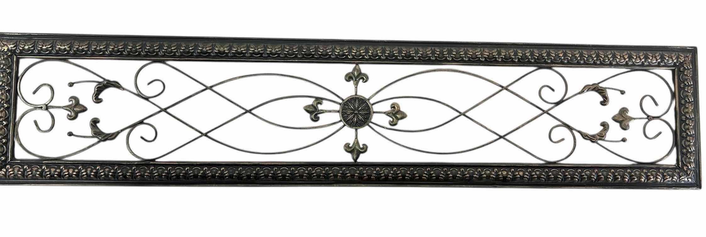 Photo 1 of METAL WALL DECOR 51” x 10”