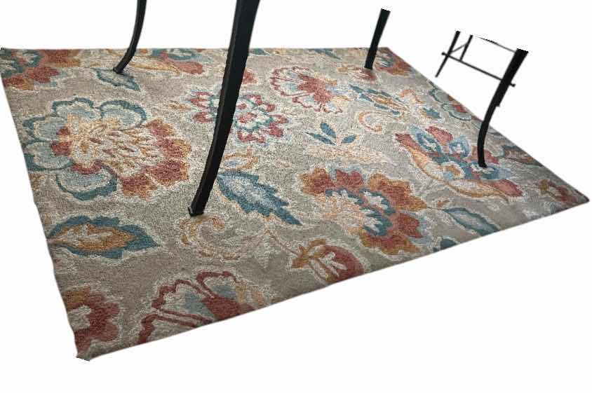 Photo 1 of FLORAL AREA RUG 90” x 62 1/2”