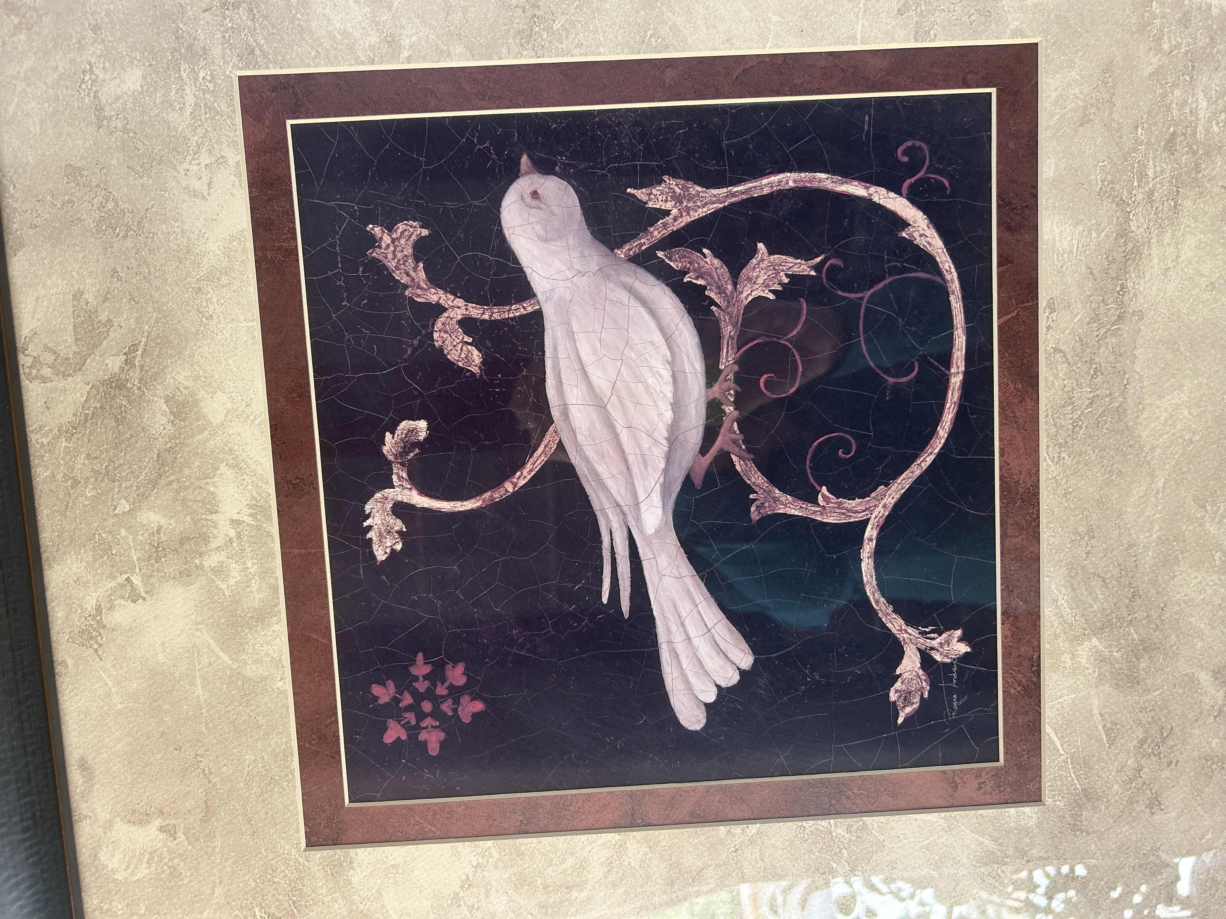 Photo 1 of FRAMED BIRD ARTWORK 2’ x 2