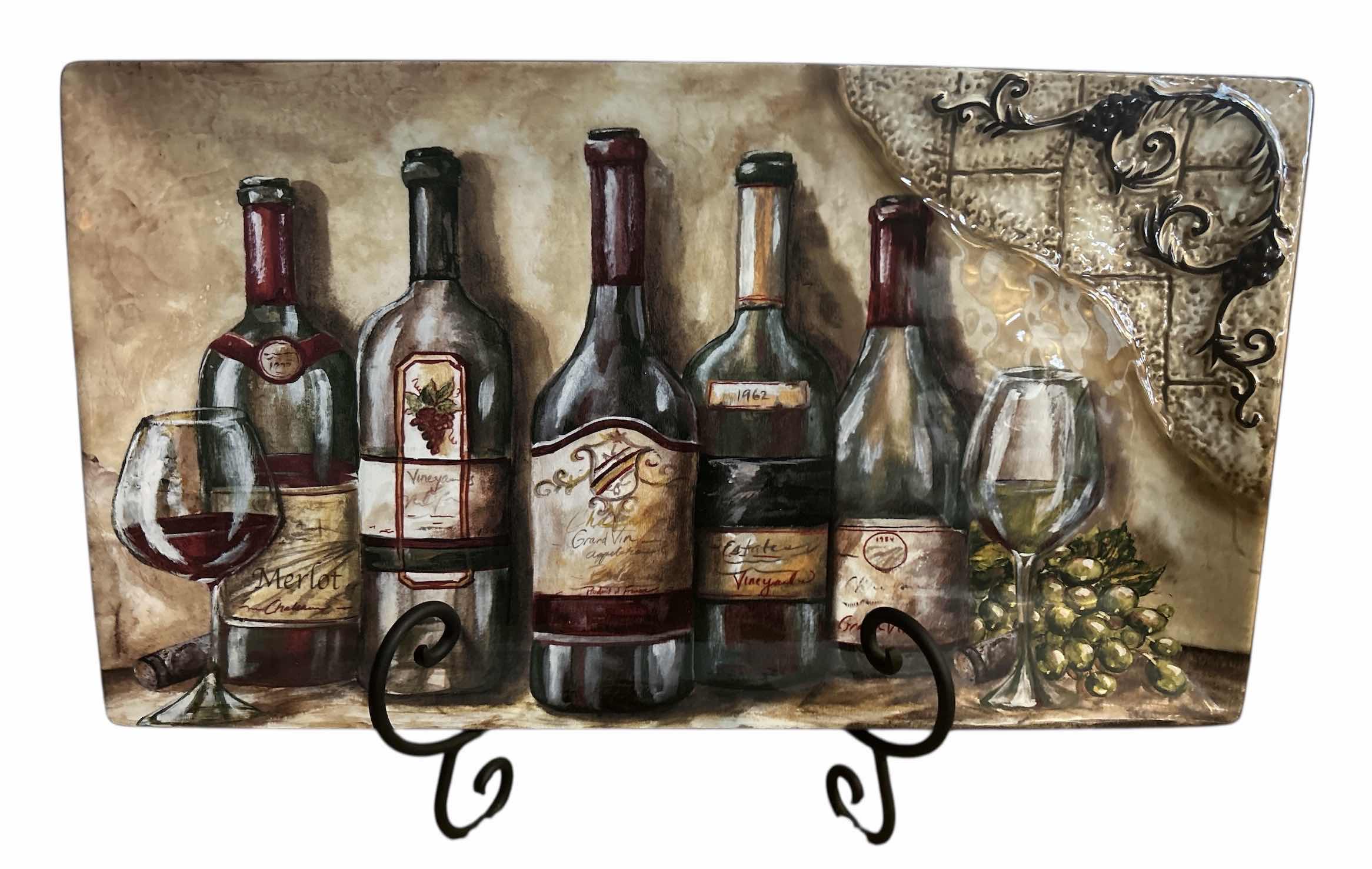 Photo 1 of CERAMIC PLATTER WITH STAND 18” x 10”