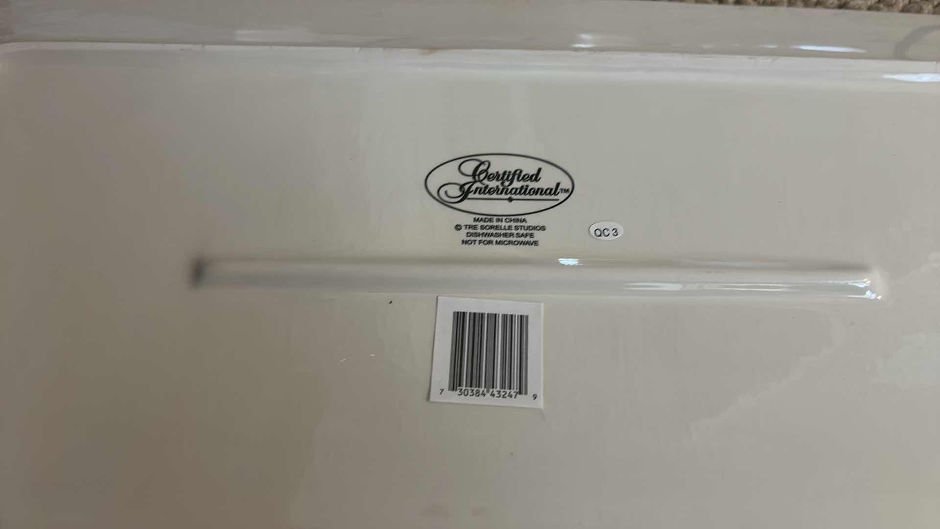 Photo 1 of CERAMIC PLATTER WITH STAND 18” x 10”