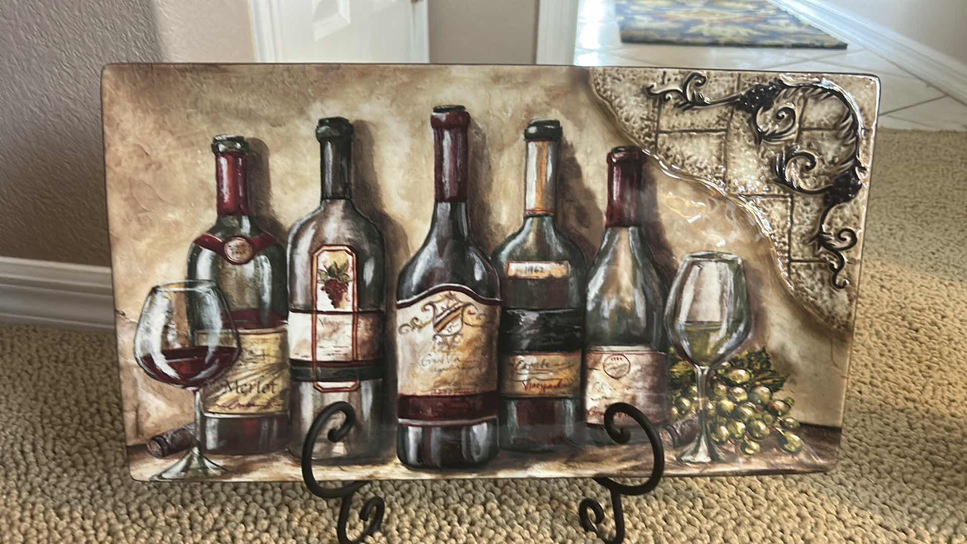 Photo 1 of CERAMIC PLATTER WITH STAND 18” x 10”