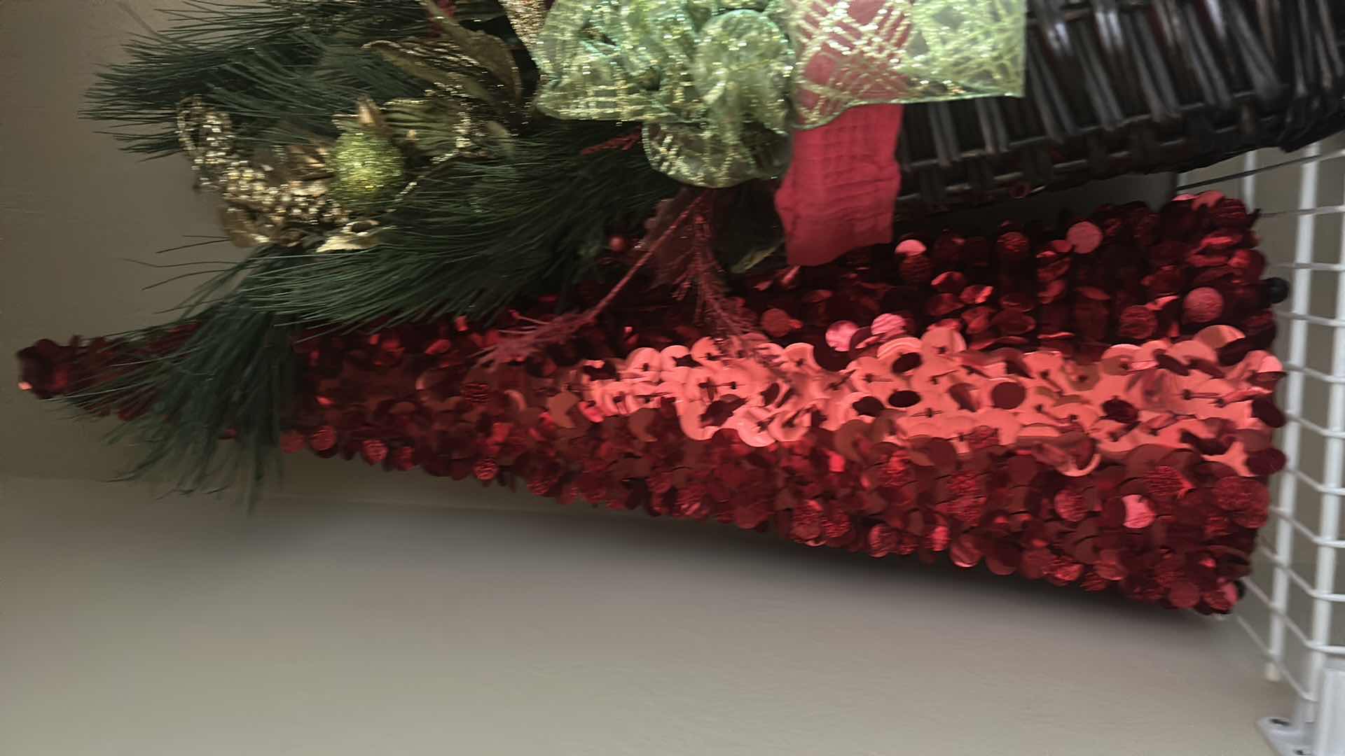 Photo 1 of CHRISTMAS DECOR (RED TREE 3’)