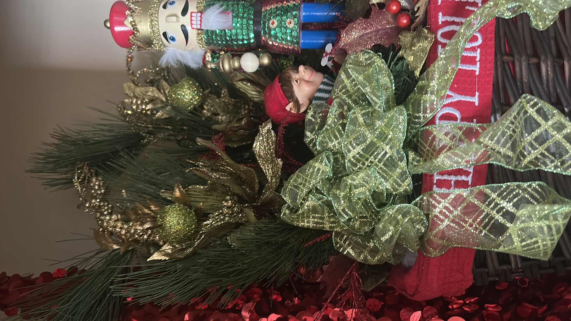 Photo 1 of CHRISTMAS DECOR (RED TREE 3’)