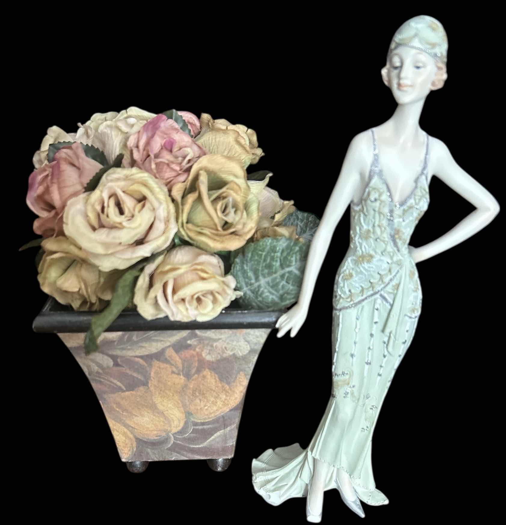 Photo 1 of 2 PC HOME DECOR (FIGURINE 12.5”)