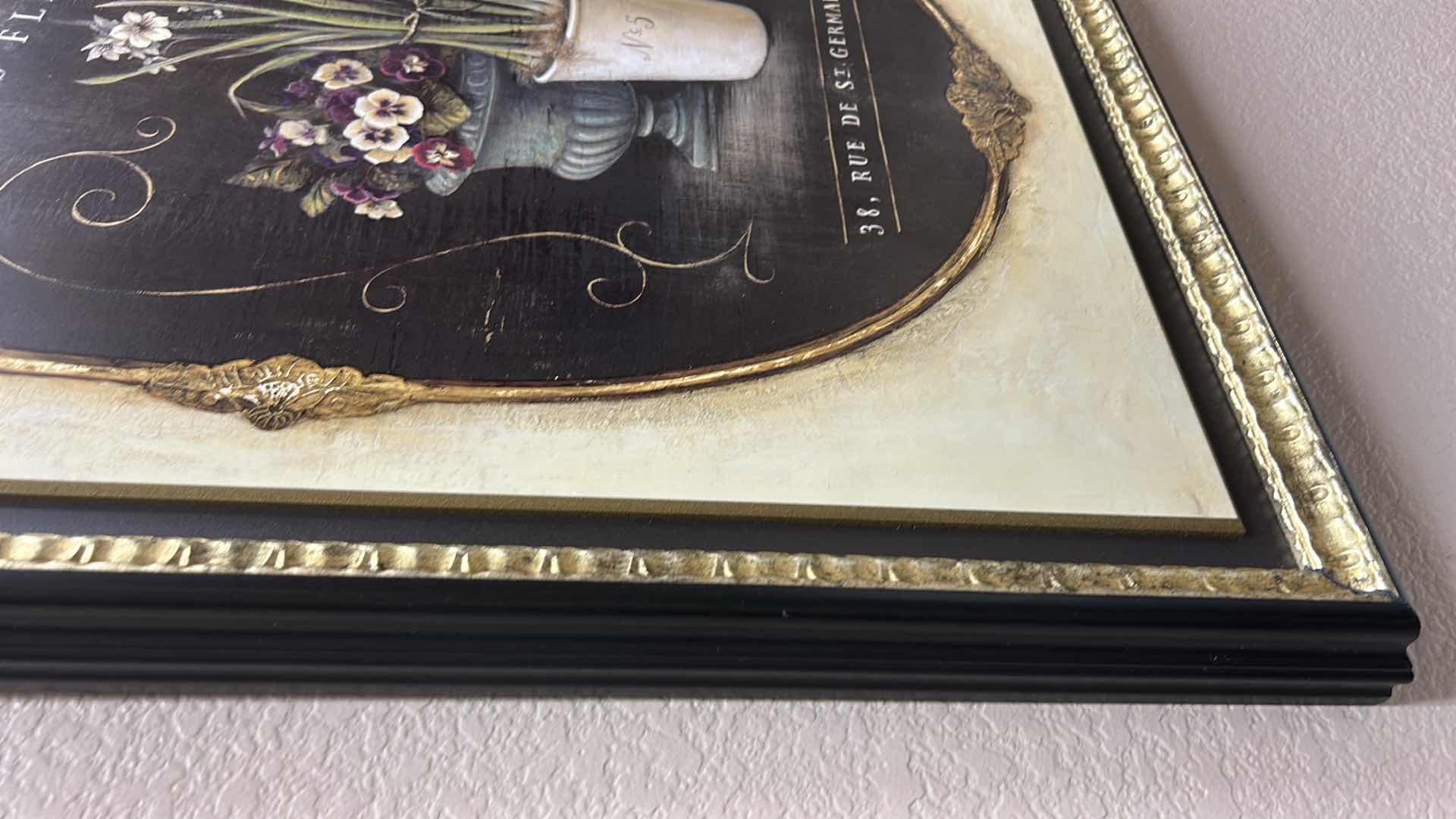 Photo 1 of FRAMED FLOWER BOUTIQUE ARTWORK 23 1/2“ x 31 1/2“