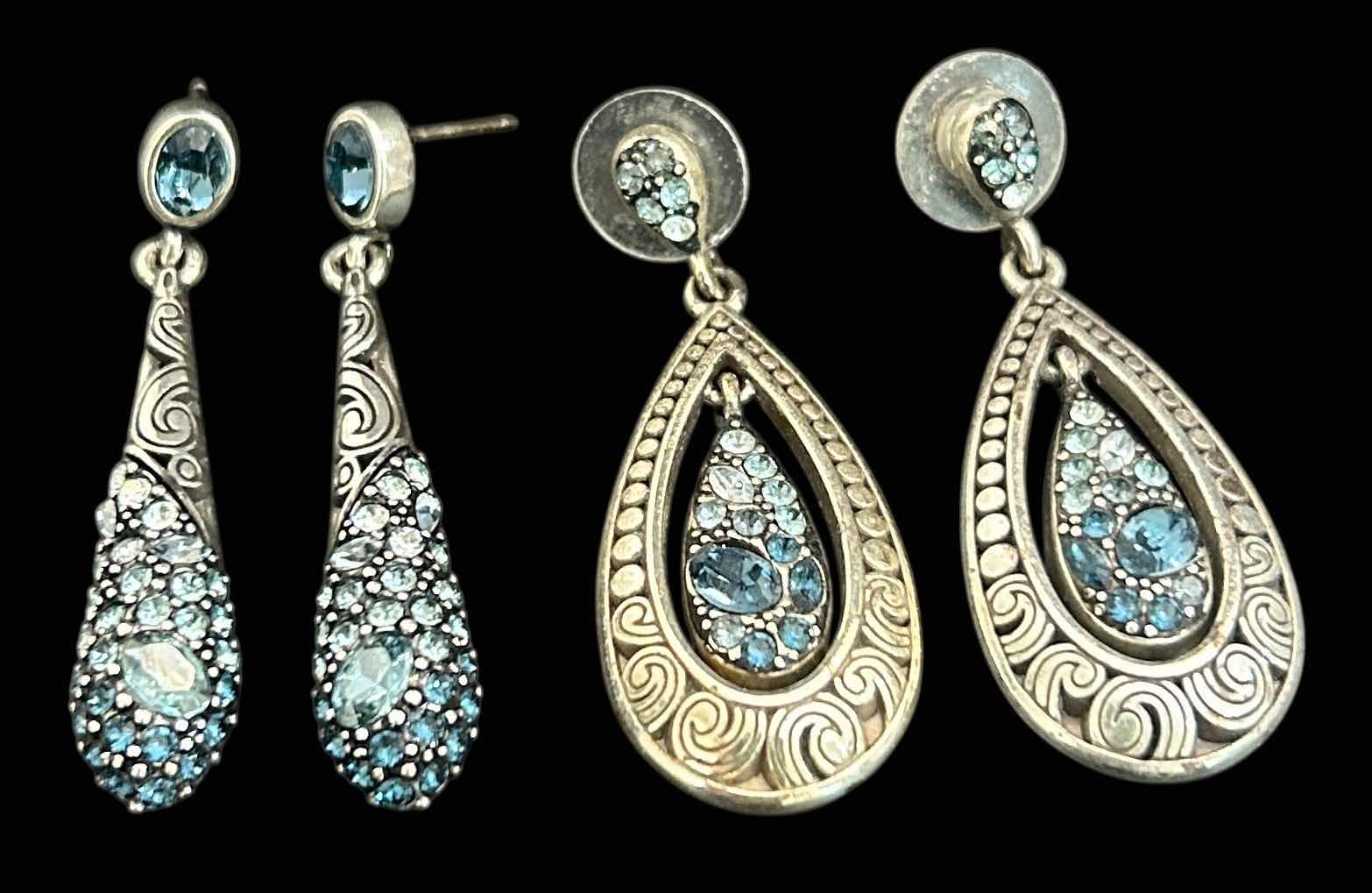 Photo 1 of 2 PAIR BRIGHTON PIERCED EARRINGS