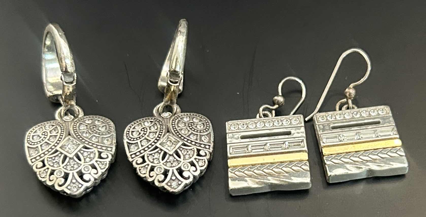 Photo 1 of 2 PAIR BRIGHTON PIERCED EARRINGS