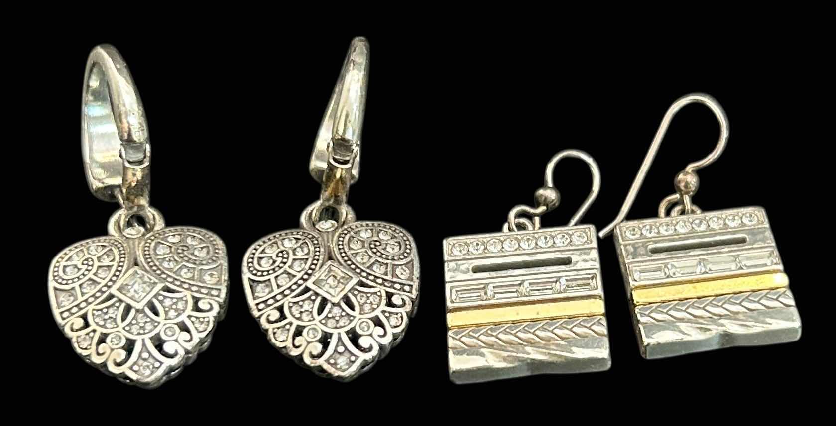 Photo 1 of 2 PAIR BRIGHTON PIERCED EARRINGS