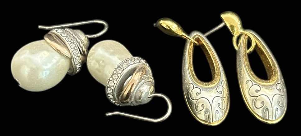 Photo 1 of 2 PAIR BRIGHTON PIERCED EARRINGS