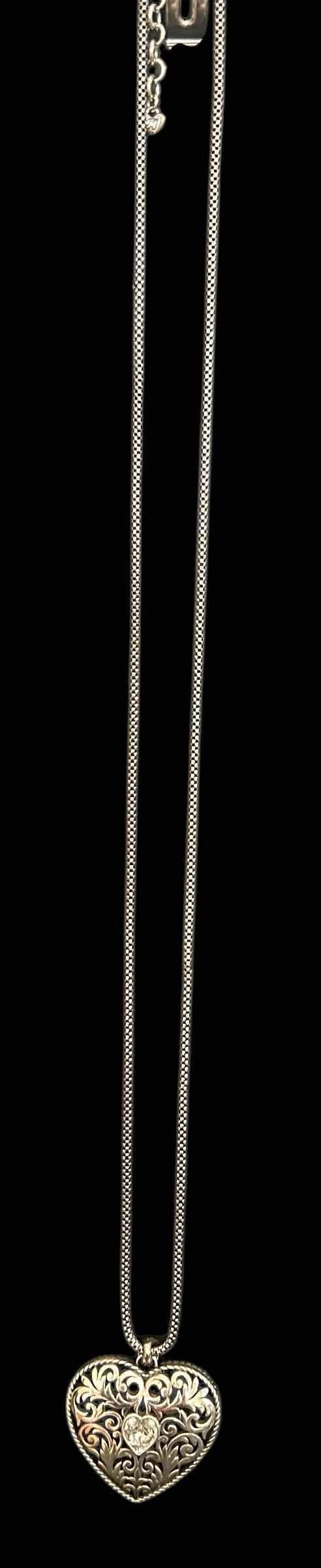 Photo 1 of  32” BRIGHTON HEART PENDANT "LOVE" NECKLACE 