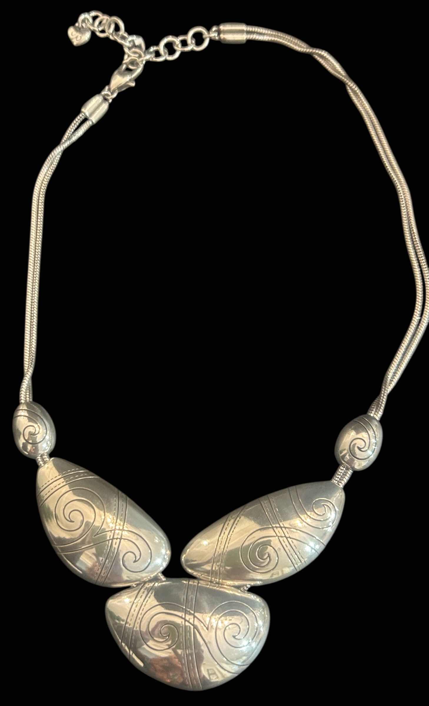 Photo 1 of BRIGHTON SILVER-TONE CHOKER NECKLACE