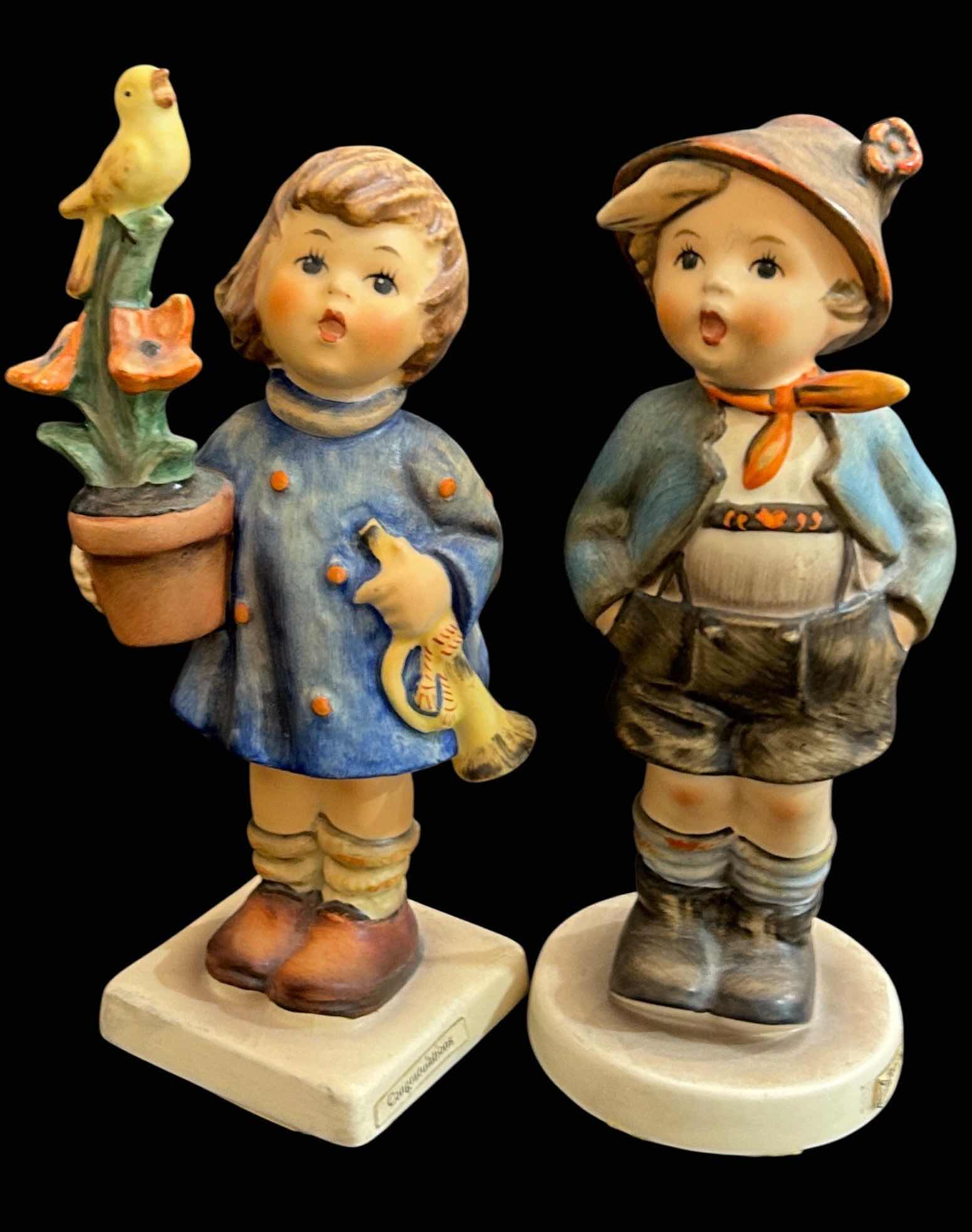 Photo 1 of 2 VINTAGE GOEBEL FIGURINES H5.75”