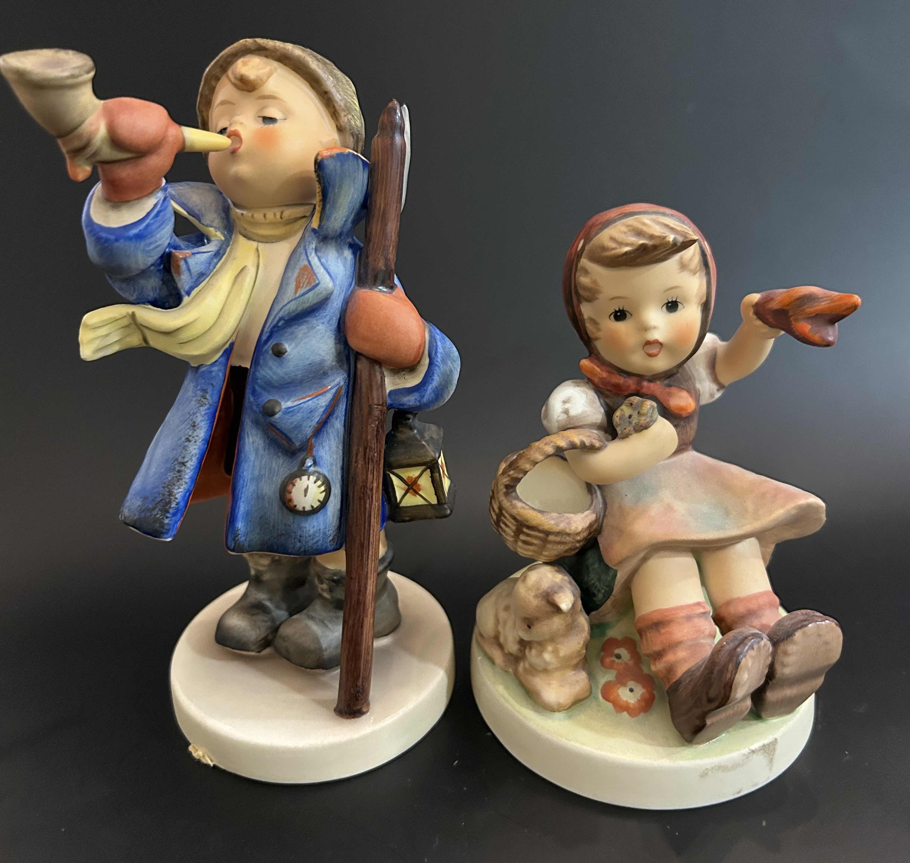 Photo 1 of 2 VINTAGE GOEBEL 
FIGURINES (TALLEST 6.25”)