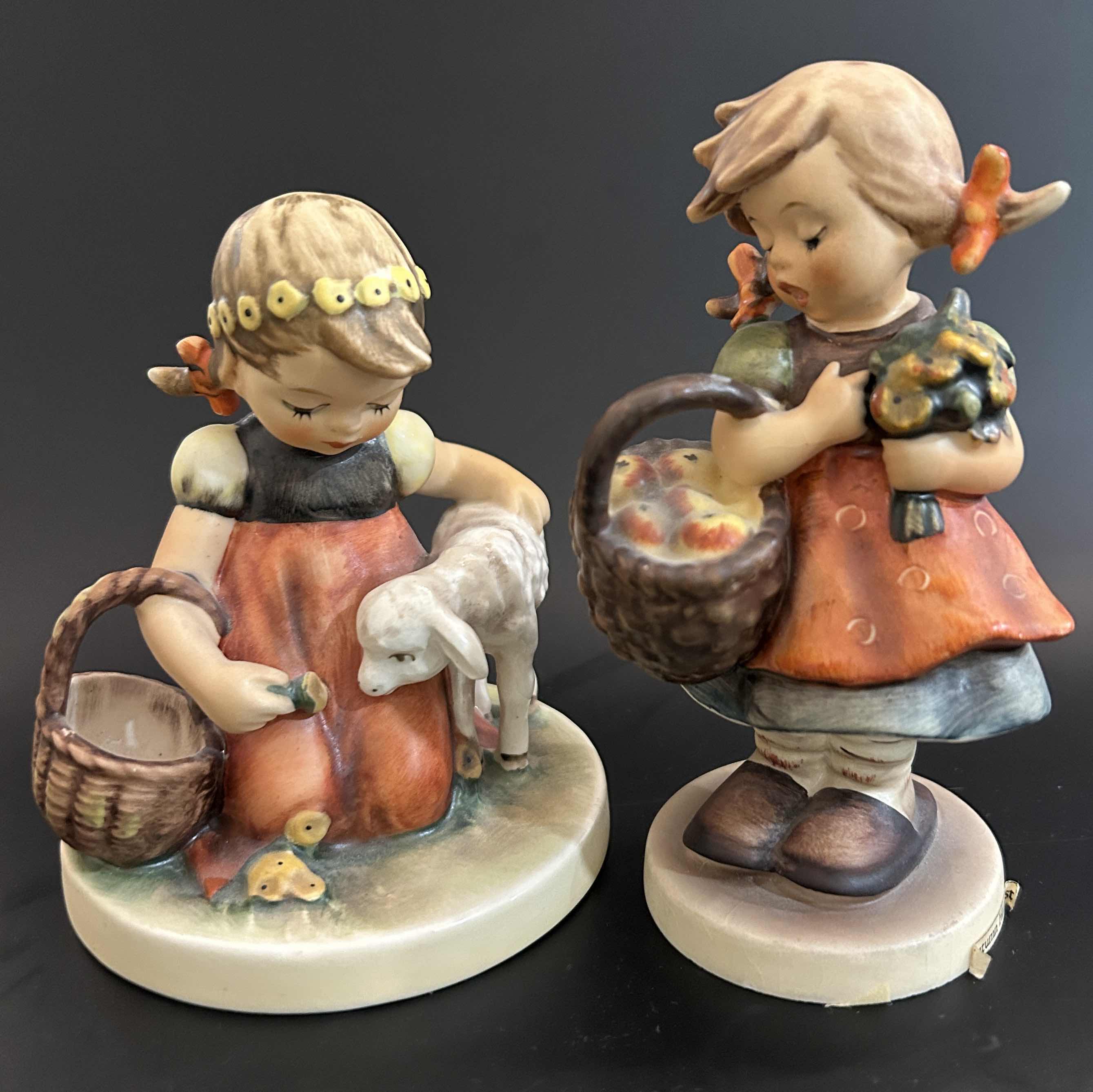 Photo 1 of 2 VINTAGE GOEBEL 
FIGURINES (TALLEST 5”)