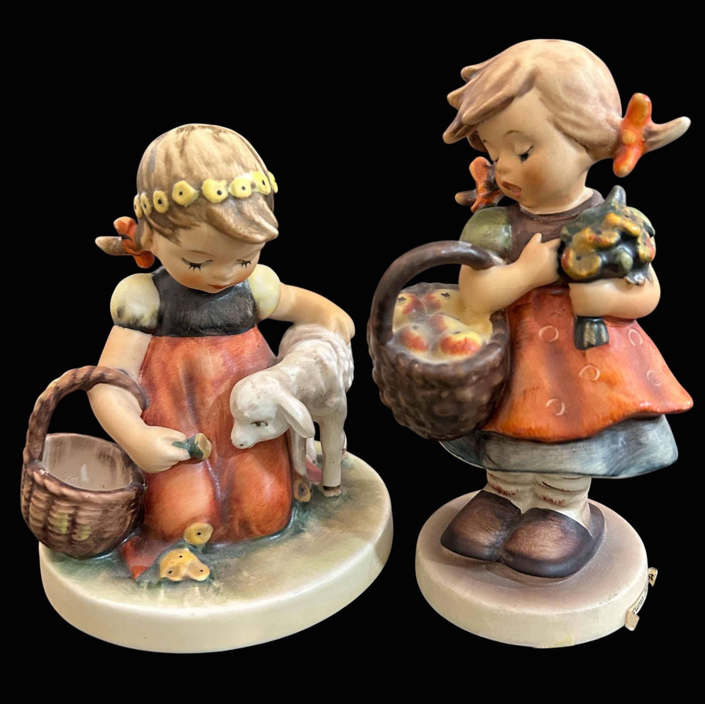 Photo 1 of 2 VINTAGE GOEBEL 
FIGURINES (TALLEST 5”)