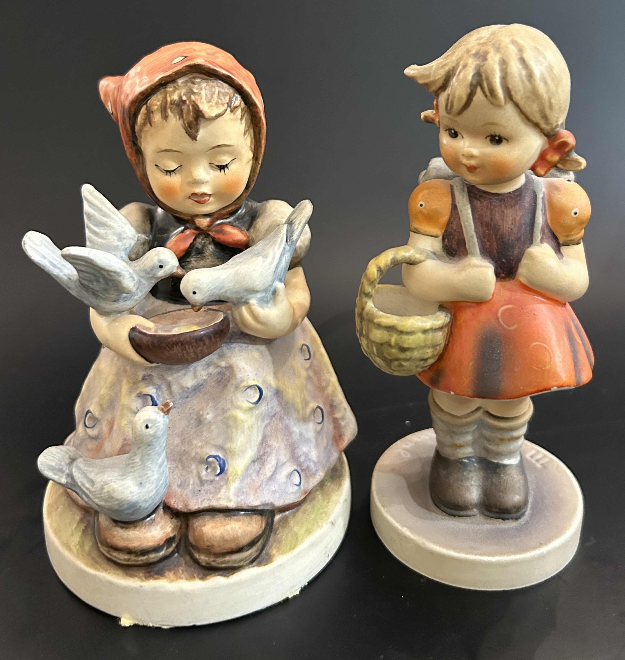 Photo 1 of 2 VINTAGE GOEBEL 
FIGURINES (TALLEST 5”)