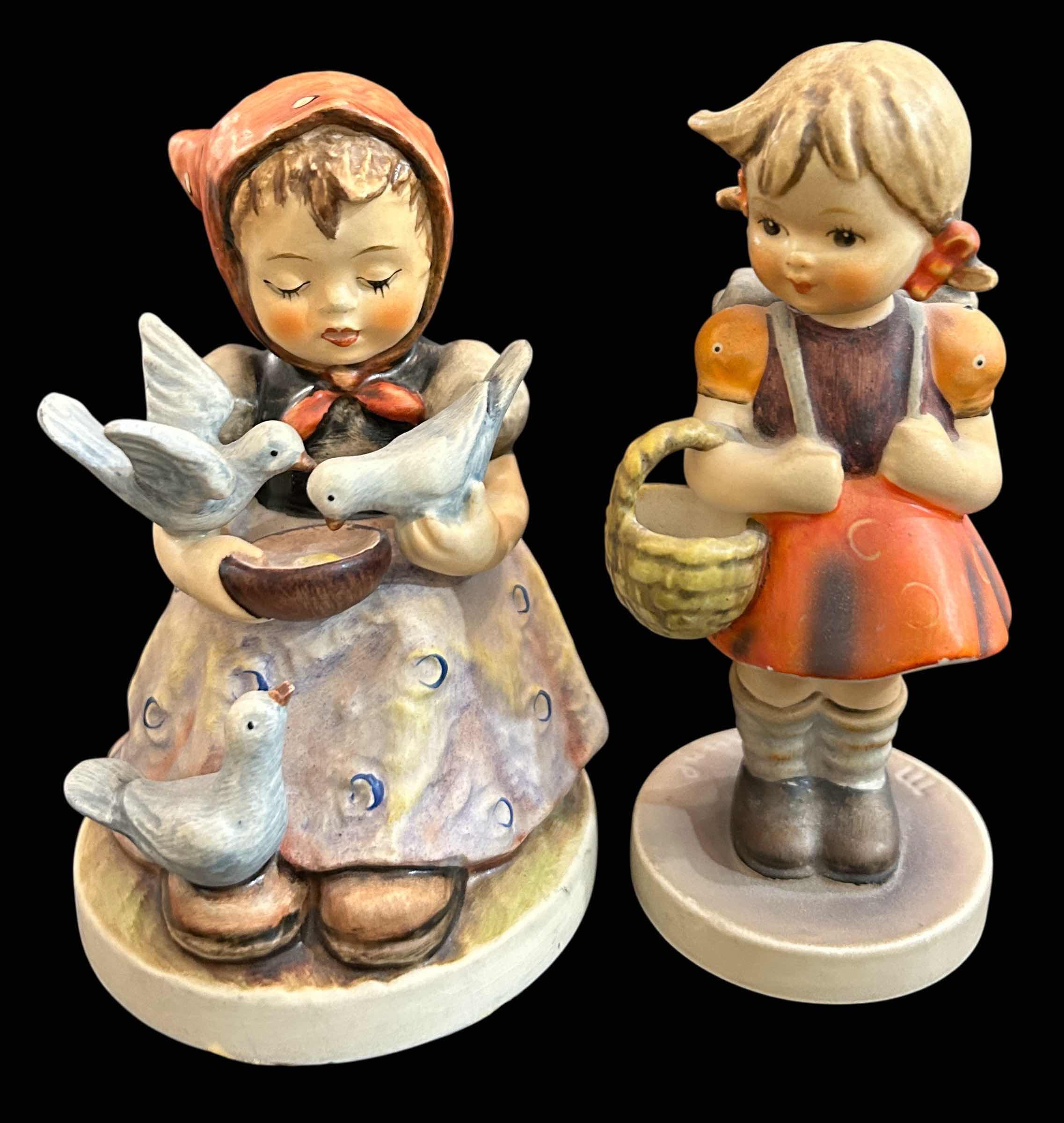 Photo 1 of 2 VINTAGE GOEBEL 
FIGURINES (TALLEST 5”)