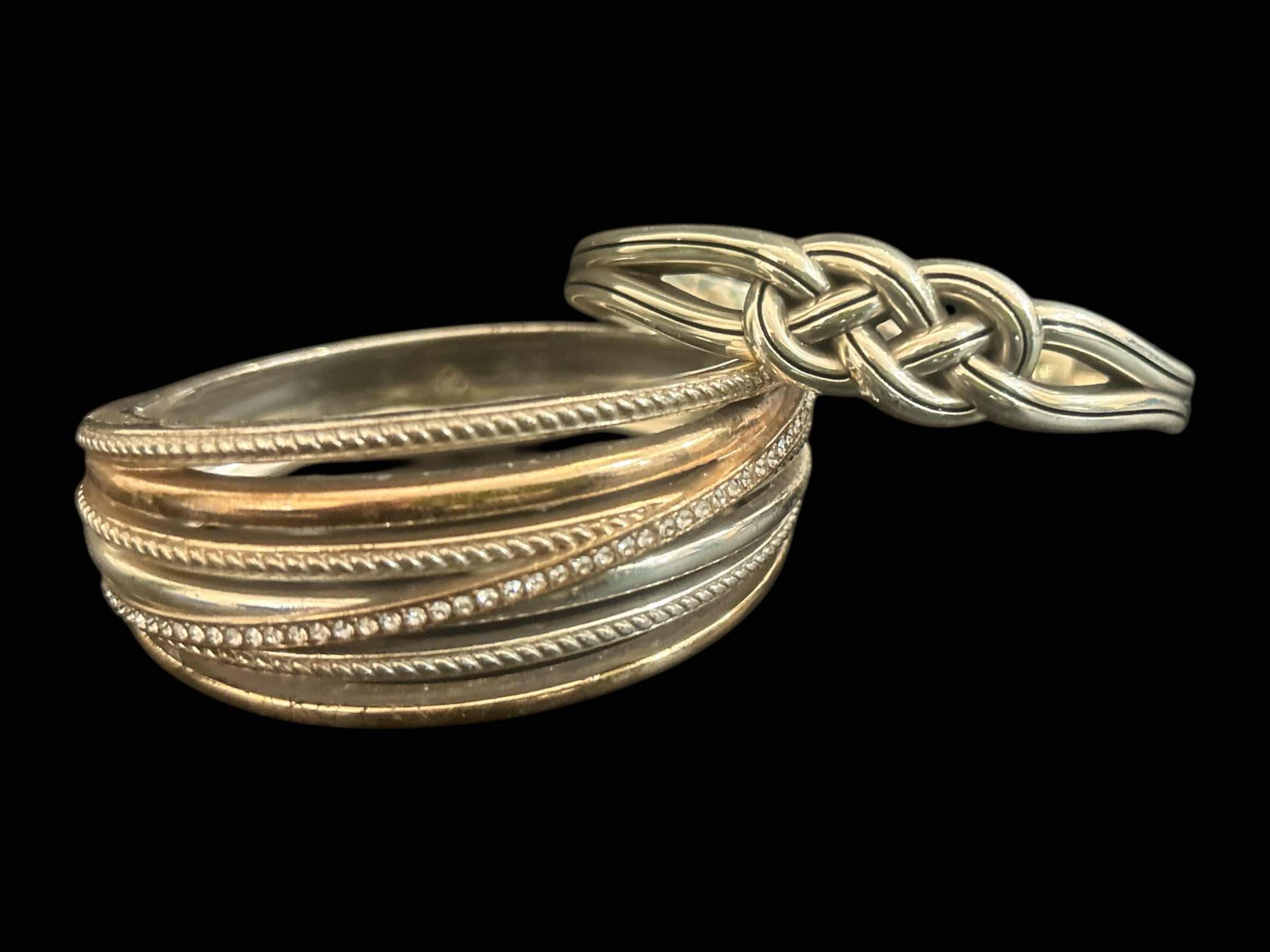 Photo 1 of 2-BRIGHTON GOLD & SILVER TONE BRACELETS