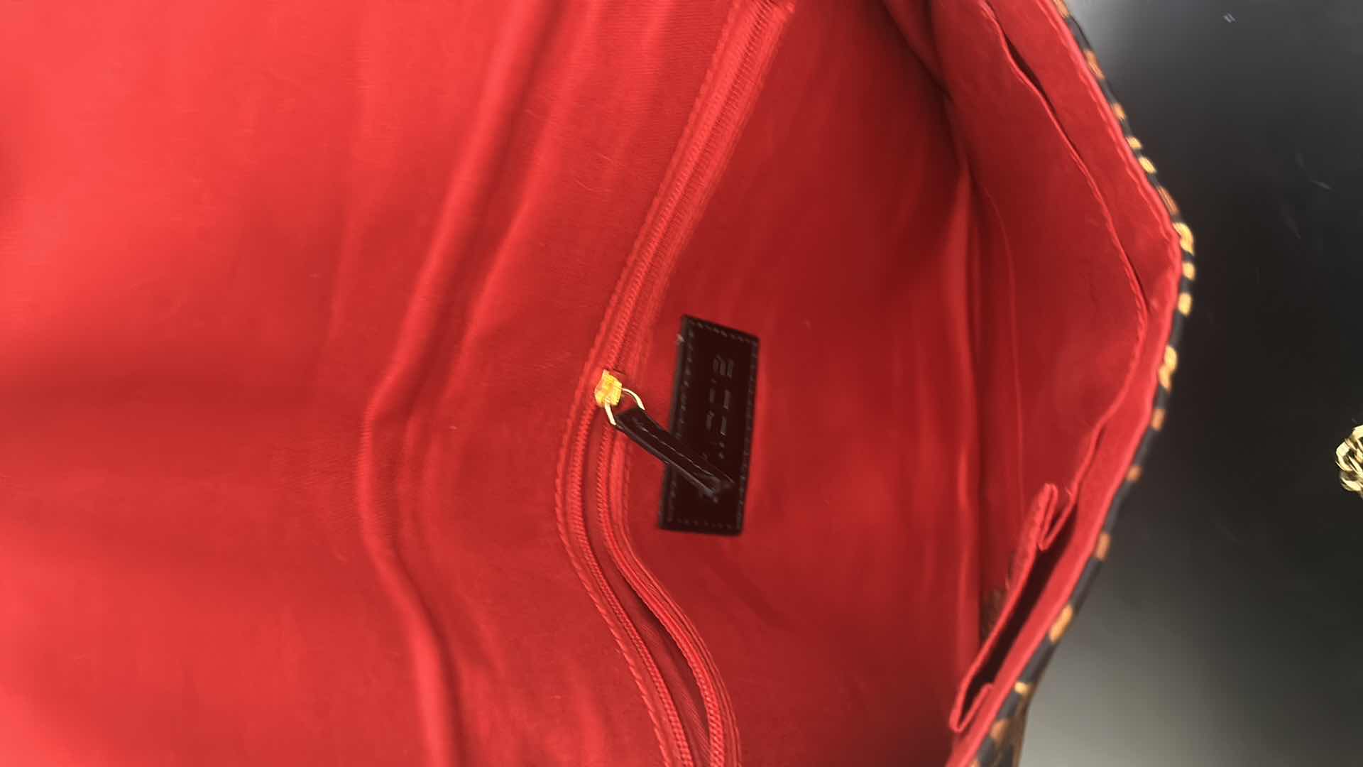 Photo 1 of CHICO'S LEOPARD CLUTCH PURSE, 2 FABRIC HATS, SILVER-TONE W BLACK STONE BRACELET