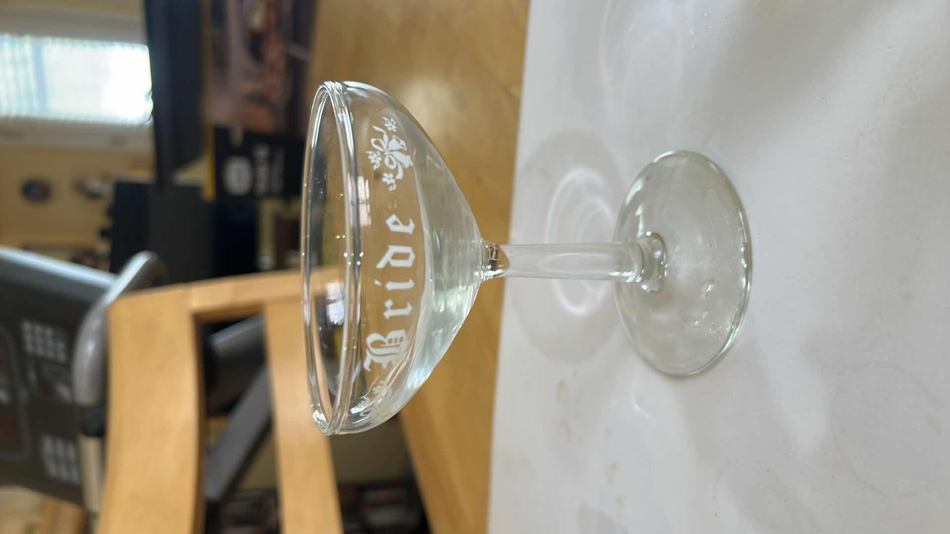 Photo 1 of 6 PC VINTAGE CRYSTAL PCS- 3 BELLS, BRIDE STEMWARE, VASE, SWAN TRINKET DISH (TALLEST H 4.5”)