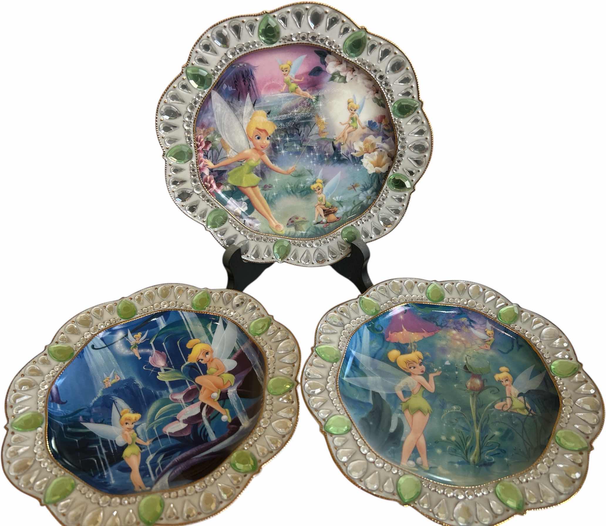 Photo 1 of 3 NUMBERED BRADFORD EXCHANGE LIMITED EDITION “JEWELS OF NEVER LAND” TINKER BELL H7.5”
