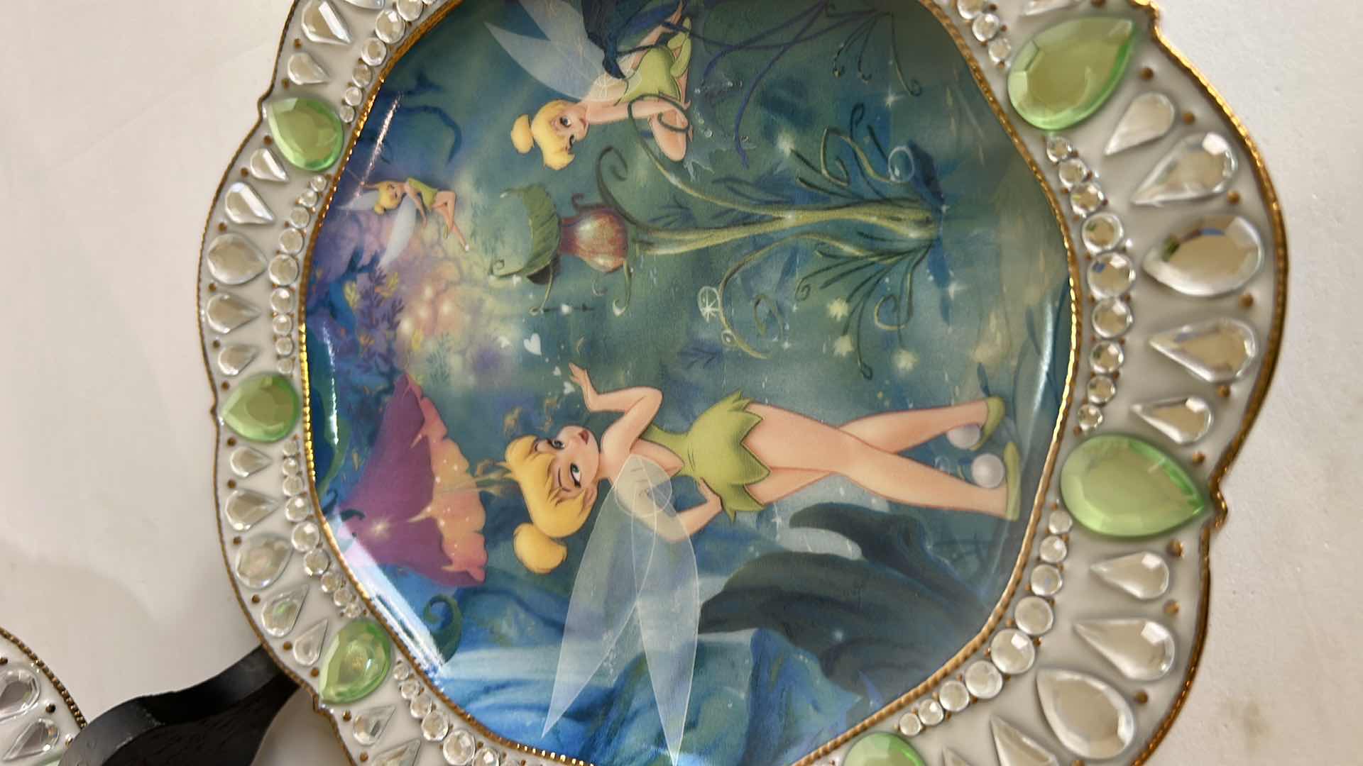 Photo 1 of 3 NUMBERED BRADFORD EXCHANGE LIMITED EDITION “JEWELS OF NEVER LAND” TINKER BELL H7.5”