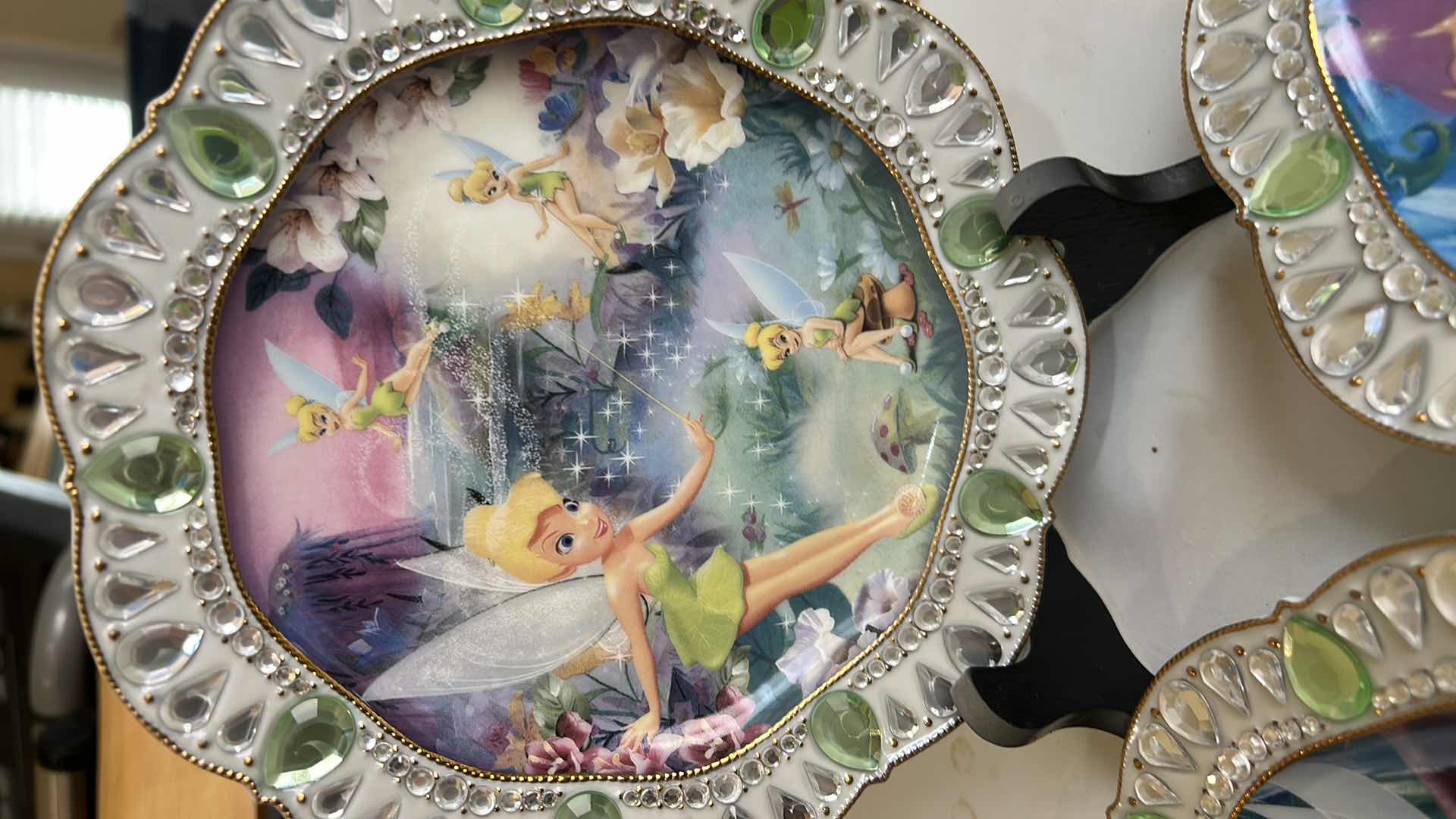 Photo 1 of 3 NUMBERED BRADFORD EXCHANGE LIMITED EDITION “JEWELS OF NEVER LAND” TINKER BELL H7.5”