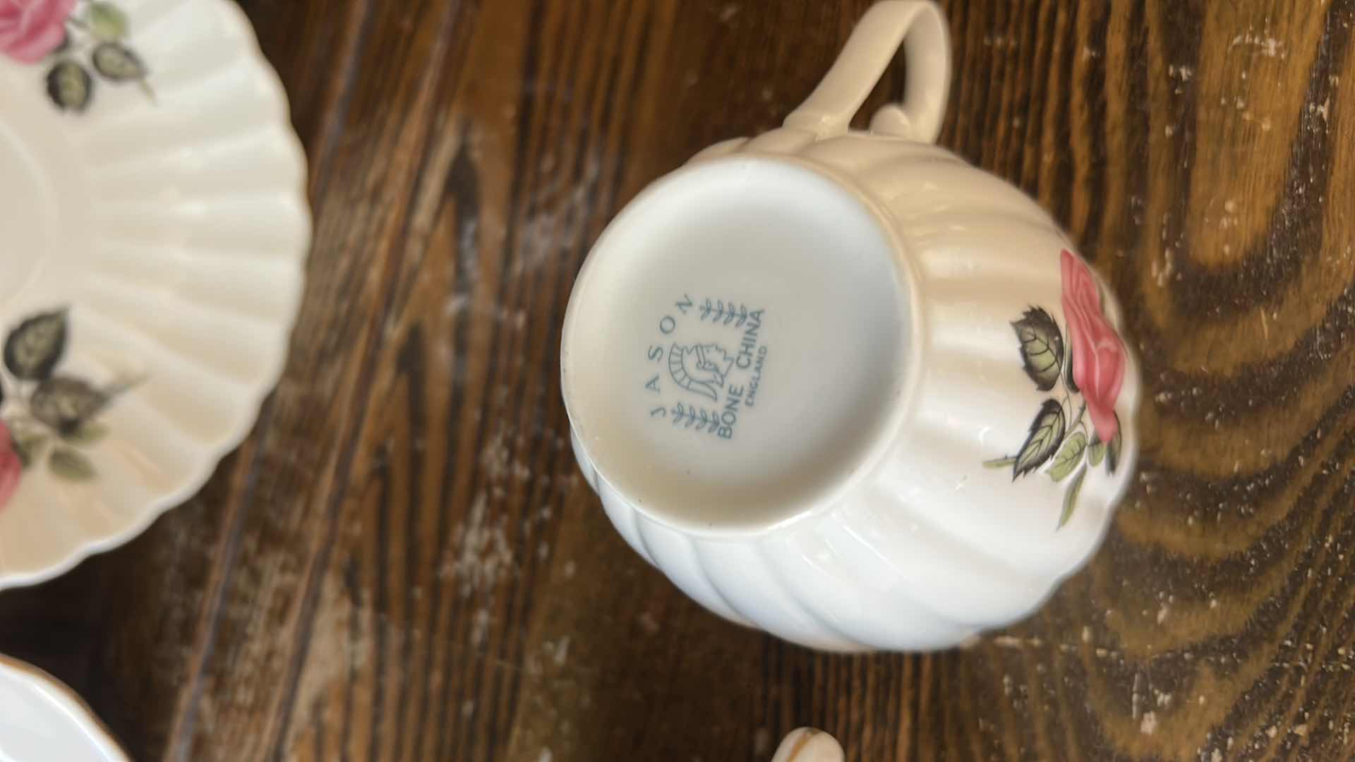 Photo 1 of 2 - BONE CHINA CUP AND SAUCERS