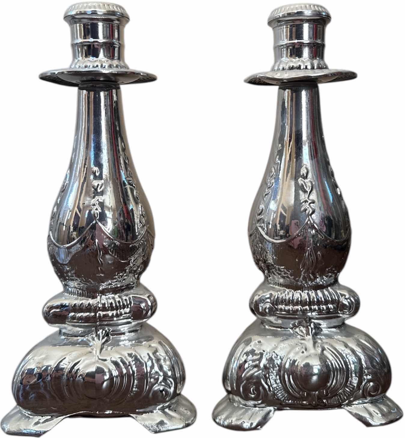 Photo 3 of 5- VINTAGE PRINCESS HOUSE CRYSTAL LAMP, CANDLE HOLDERS,  DESERT PLATES

H12” AND SMALLER