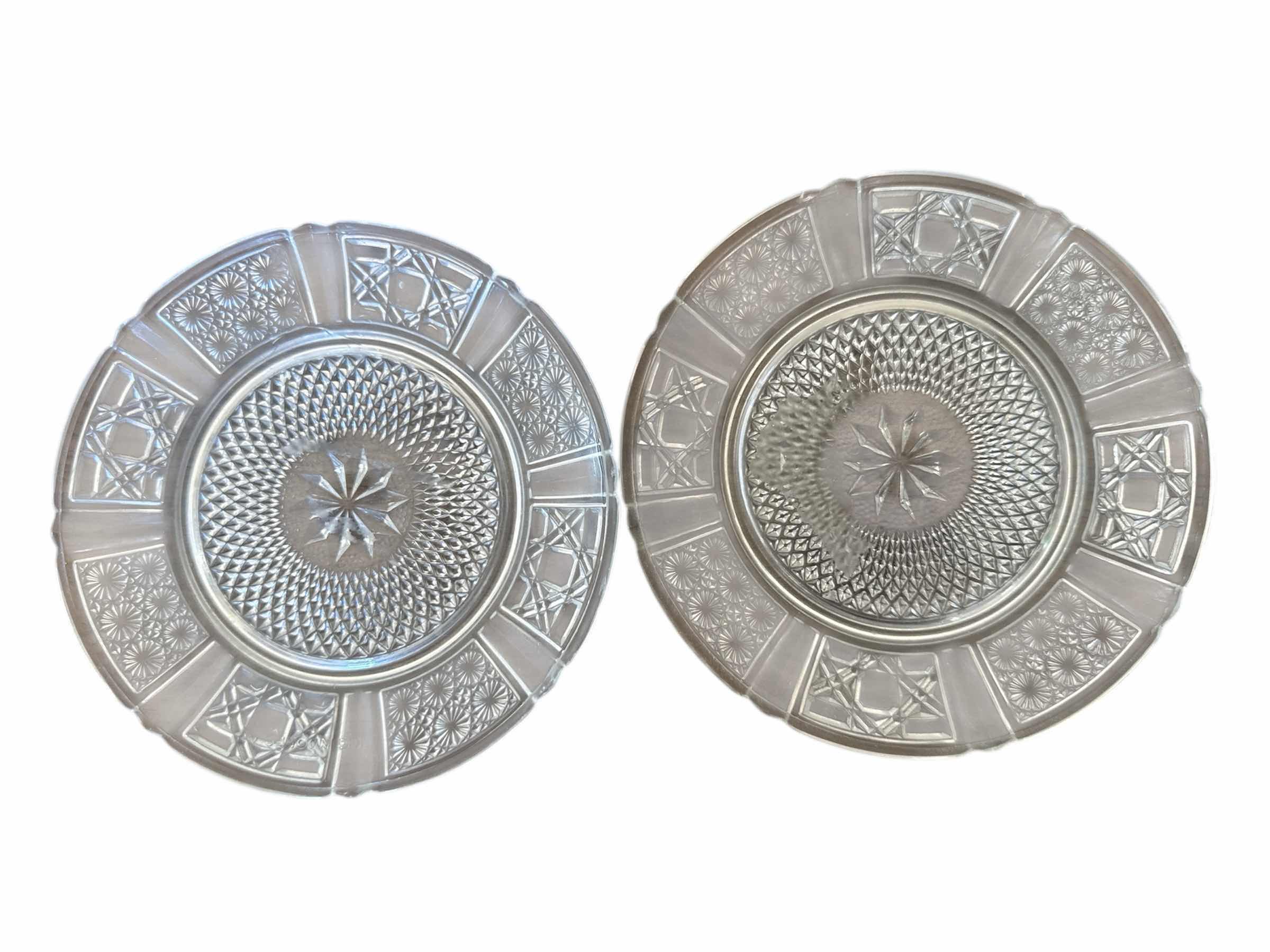 Photo 4 of 5- VINTAGE PRINCESS HOUSE CRYSTAL LAMP, CANDLE HOLDERS,  DESERT PLATES

H12” AND SMALLER