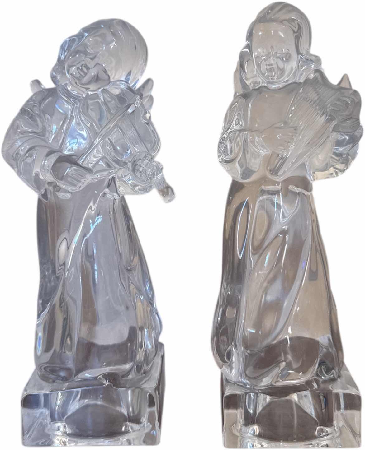 Photo 2 of 5- VINTAGE MIKASA CRYSTAL GLASS ANGELS, DEPLOMB LEAD CRYSTAL CROSS, AND MICHAEL C FINA FIFTH AVENUE 24% LEAD CRYSTAL CANDLE HOLDERS

H8.5” AND SMALLER