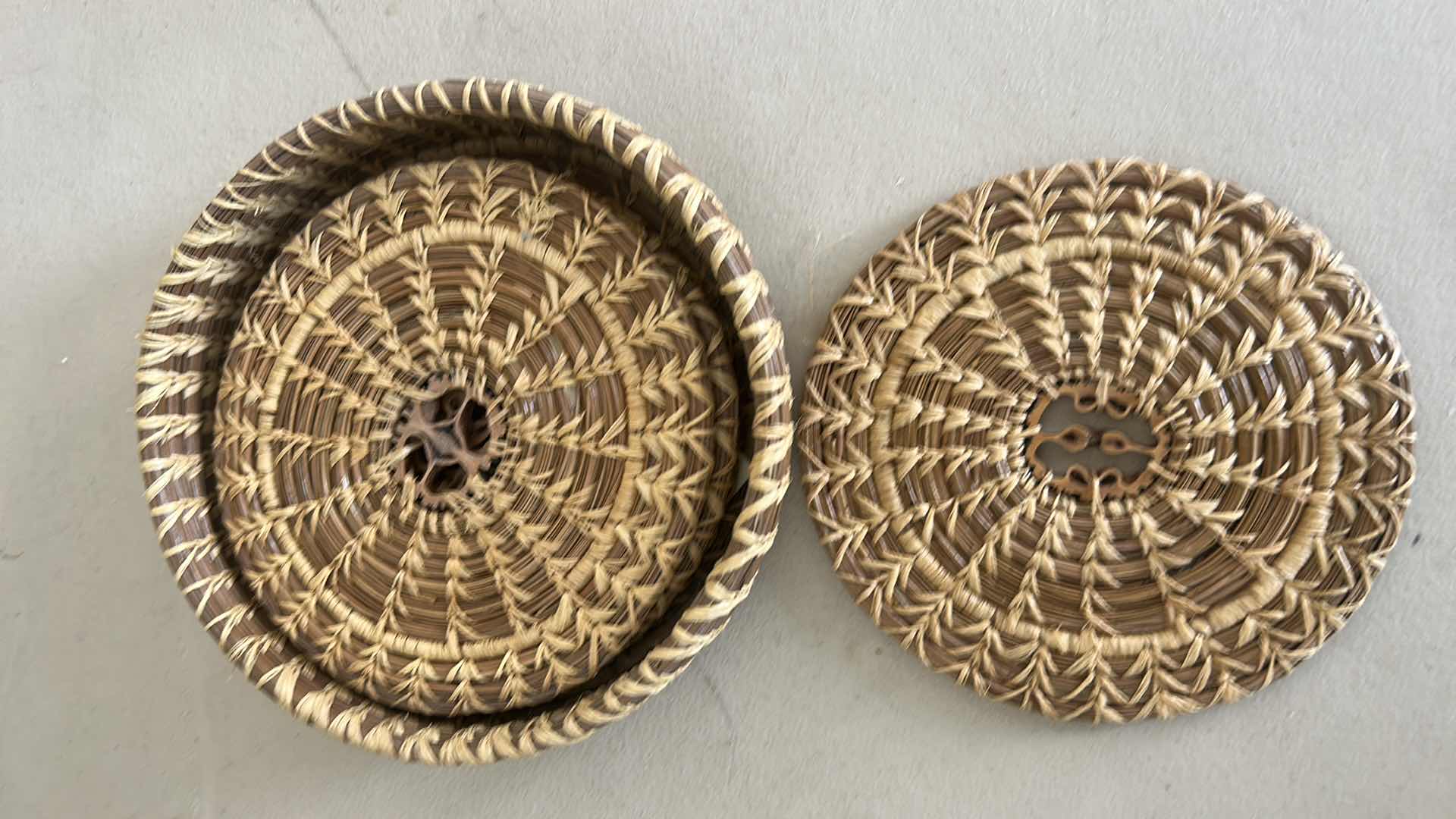 Photo 1 of 4 NEW WITH TAGS PINES AND POTS BY CAROL HANDMADE BASKETS AND MORE LARGEST 9.5” x 8.5”