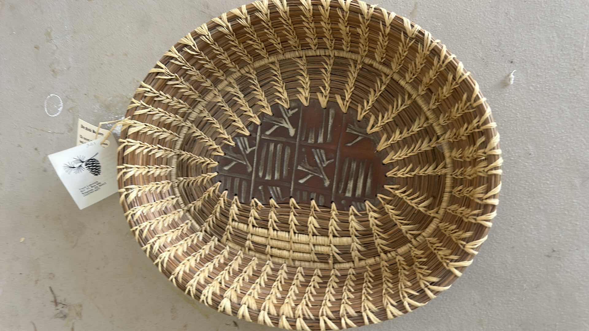 Photo 5 of 4 NEW WITH TAGS PINES AND POTS BY CAROL HANDMADE BASKETS AND MORE LARGEST 9.5” x 8.5”