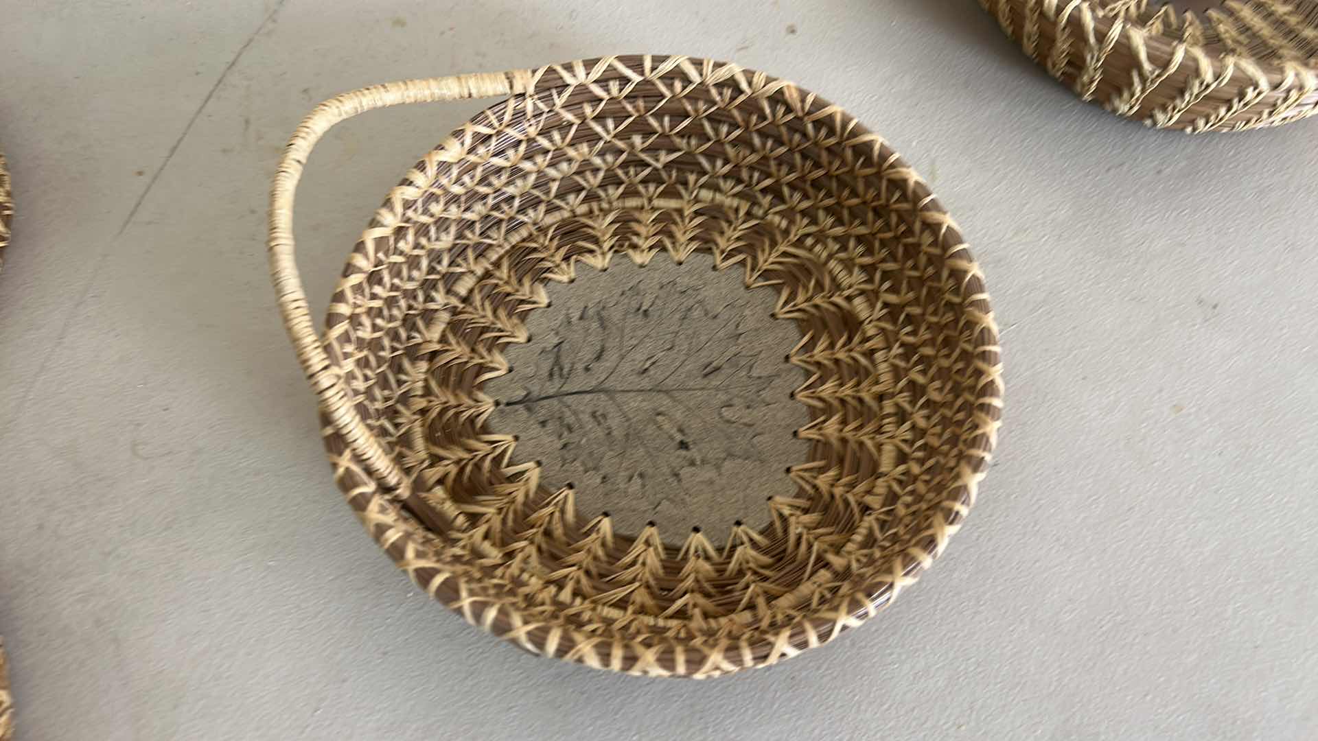 Photo 4 of 4 NEW WITH TAGS PINES AND POTS BY CAROL HANDMADE BASKETS AND MORE LARGEST 9.5” x 8.5”