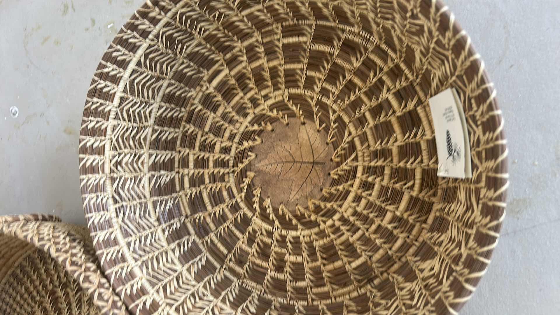 Photo 1 of 3 NEW WITH TAGS PINES AND POTS BY CAROL HANDMADE BASKETS AND MORE LARGEST 12.5” x 11”