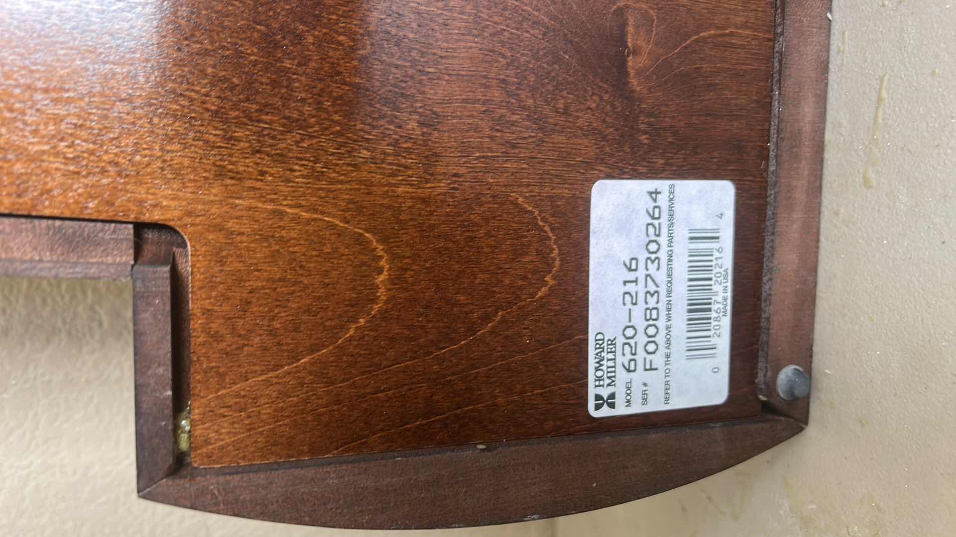 Photo 7 of VINTAGE HOWARD MILLER AMBASSADOR COLLECTION BANJO  CLOCK H3’