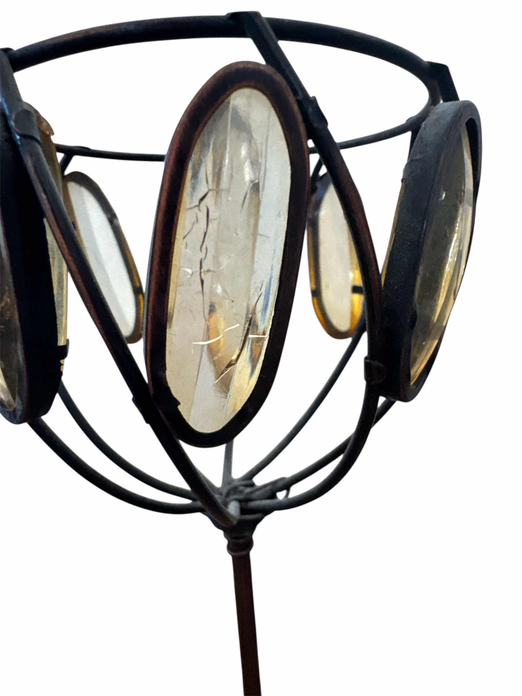 Photo 1 of 3 VINTAGE PORCELAIN JAPANESE TEACUPS WITH SAUCERS, AND GLASS METAL CANDLE HOLDER

H9” AND SMALLER