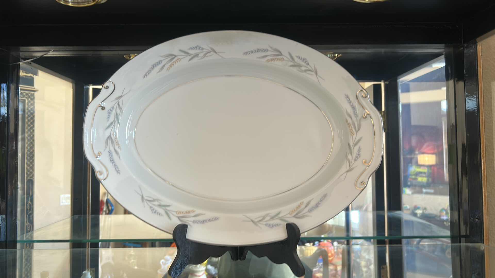 Photo 1 of 8 PC JAPANESE PORCELAIN BLUE HARVEST