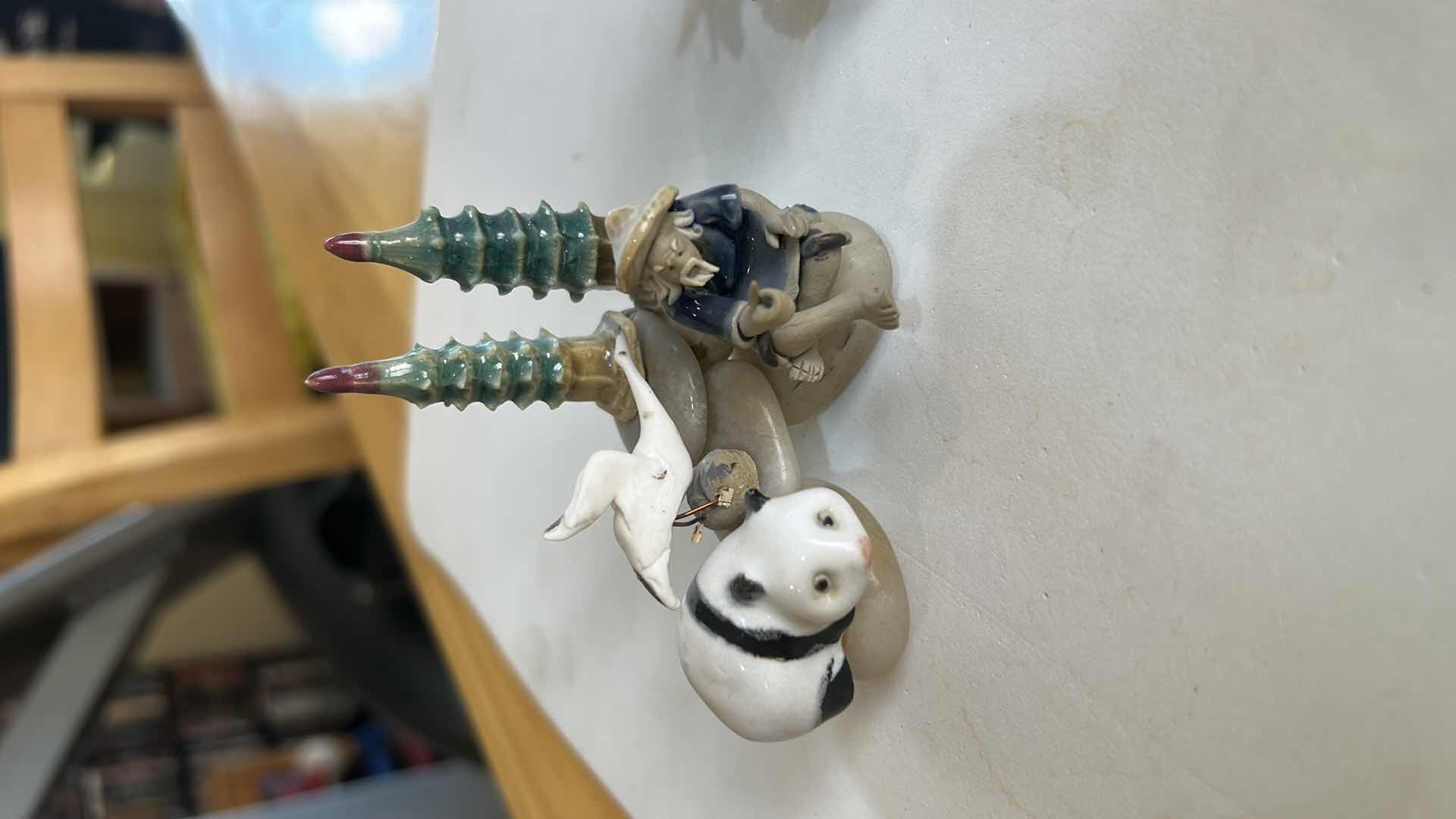 Photo 2 of 3 HANDMADE CHINESE BONSAI FIGURINES H2.5”