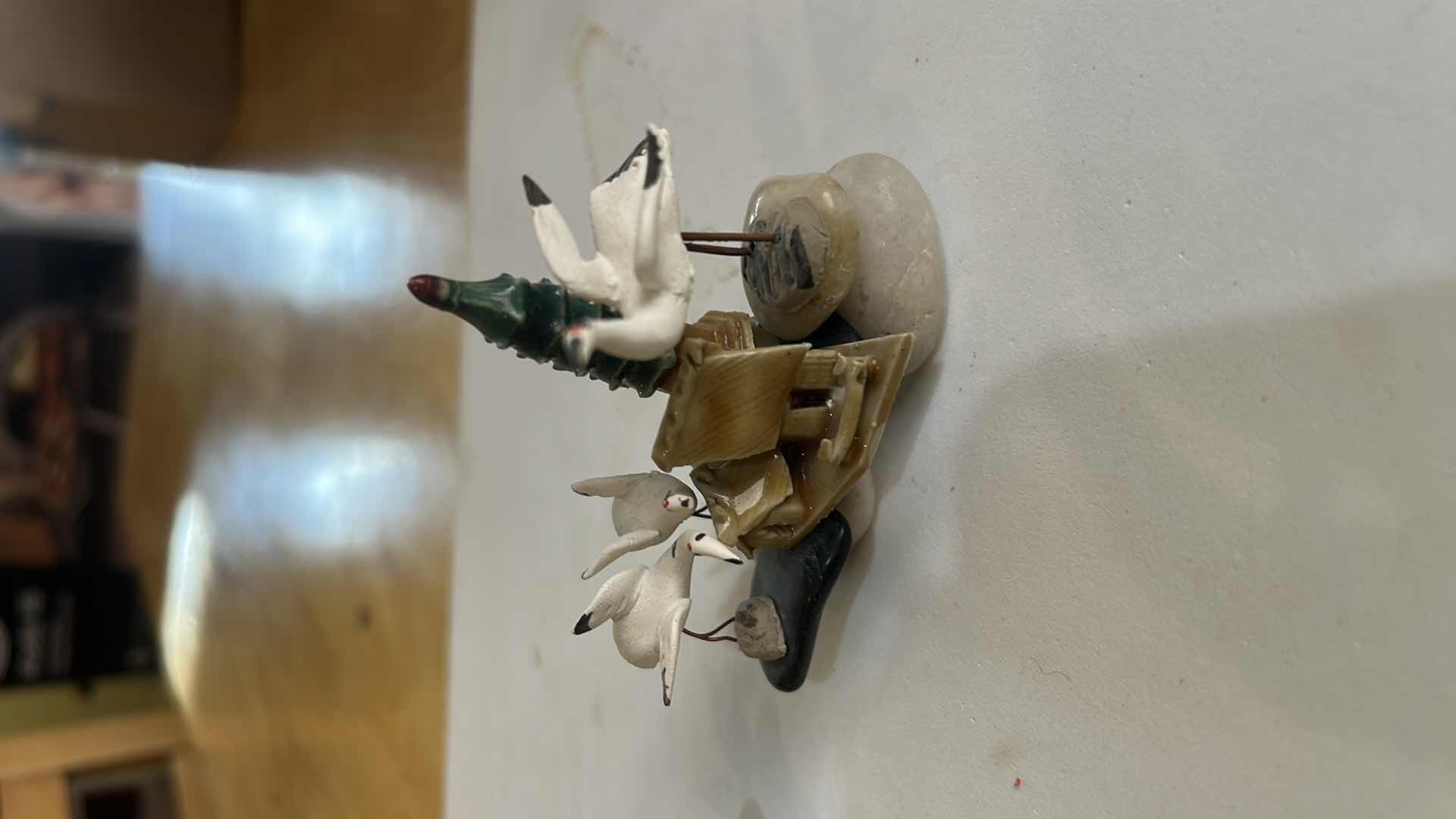 Photo 4 of 3 HANDMADE CHINESE BONSAI FIGURINES H2.5”