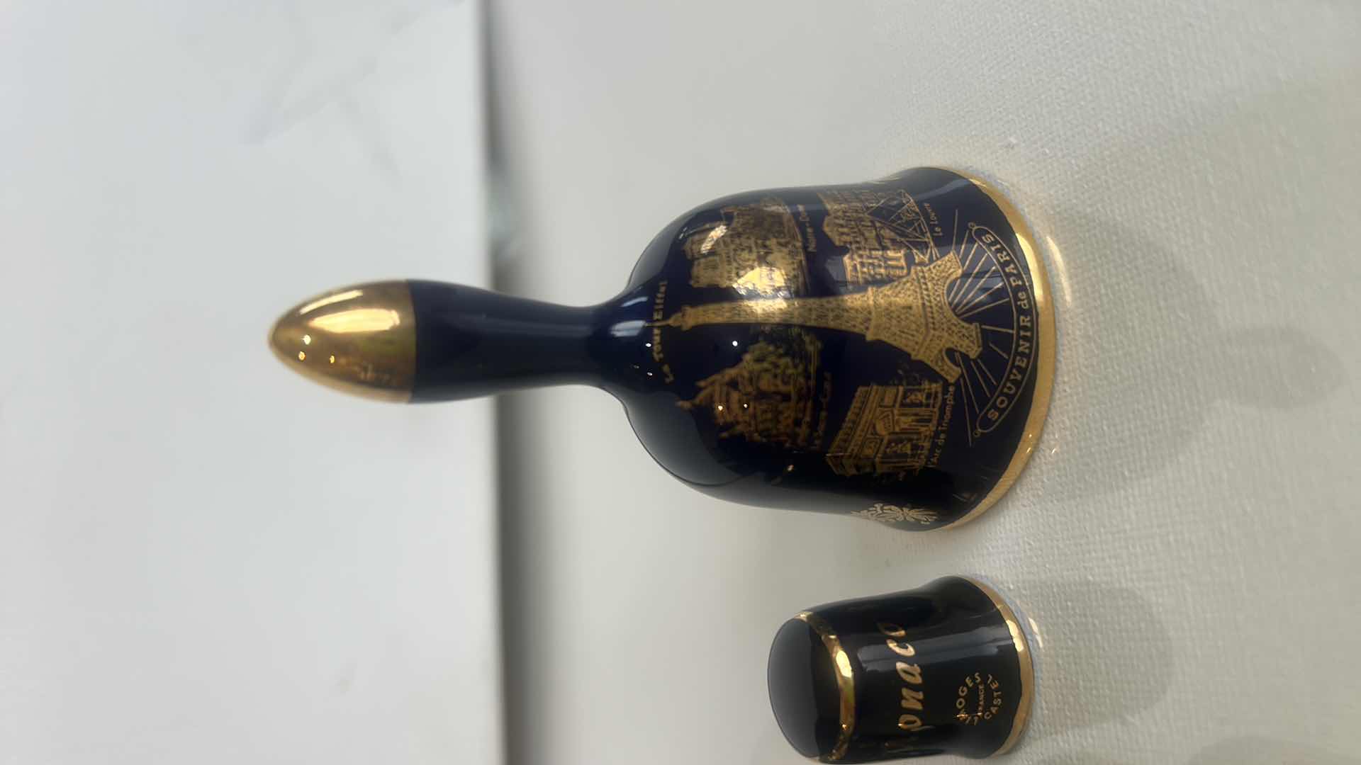 Photo 5 of 4 MINIATURE PORCELAIN IMPERIAL LIMOGES FRANCE PIECES (TALLEST 3.5”)