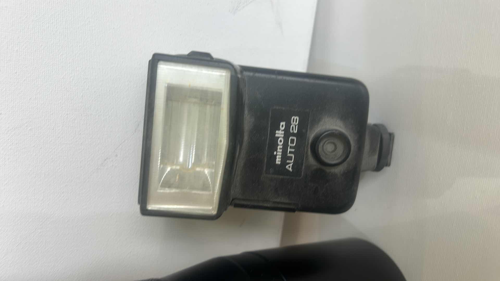 Photo 1 of CANON TLb CAMERA, MINOLTA FLASH, LENS