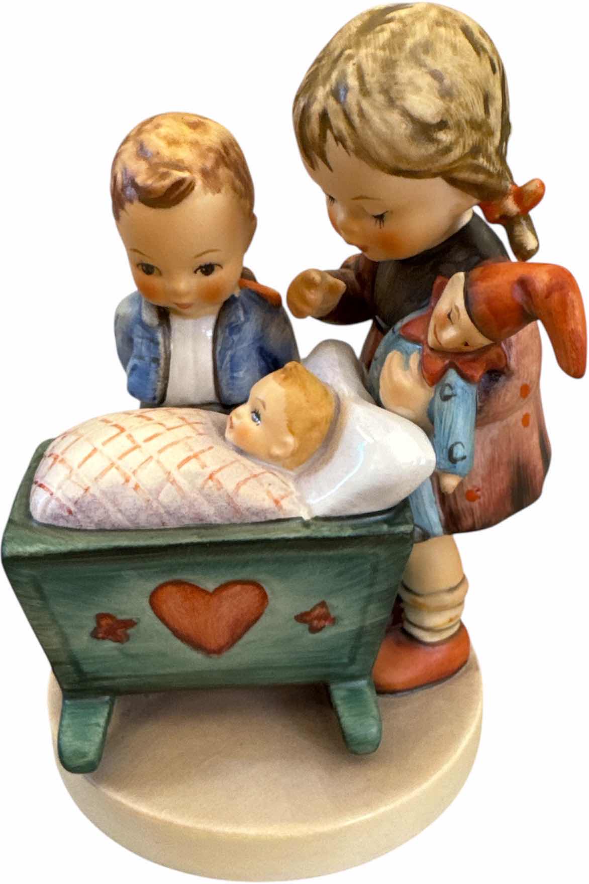 Photo 2 of 10- VINTAGE HOME DECOR, MINIATURE PICTURE FRAMES, HUMMEL PORCELAIN FIGURINE, WAX FIGURINES, ANTIQUE BELLS