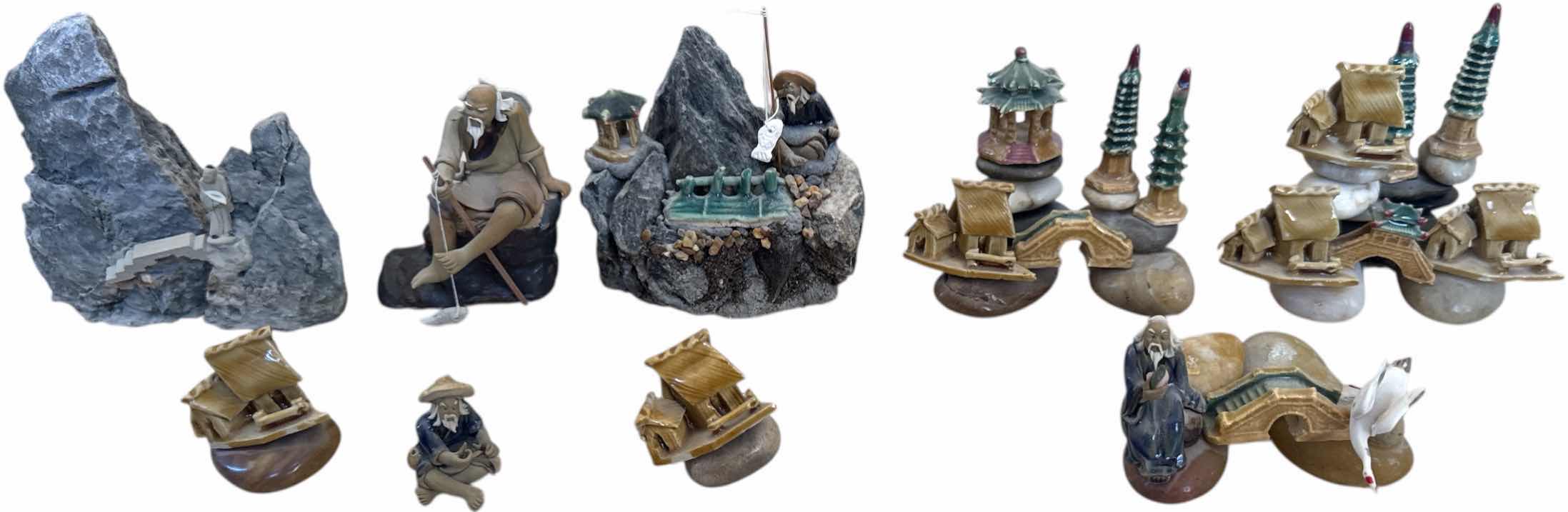 Photo 1 of 9- VINTAGE MINIATURE FIGURINES AND STRUCTURES DECORATIVE COLLECTABLES

H4” AND SMALLER