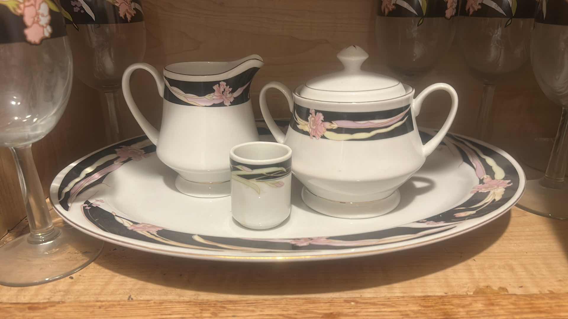 Photo 1 of 3 SHELVES OF SERVING WARE