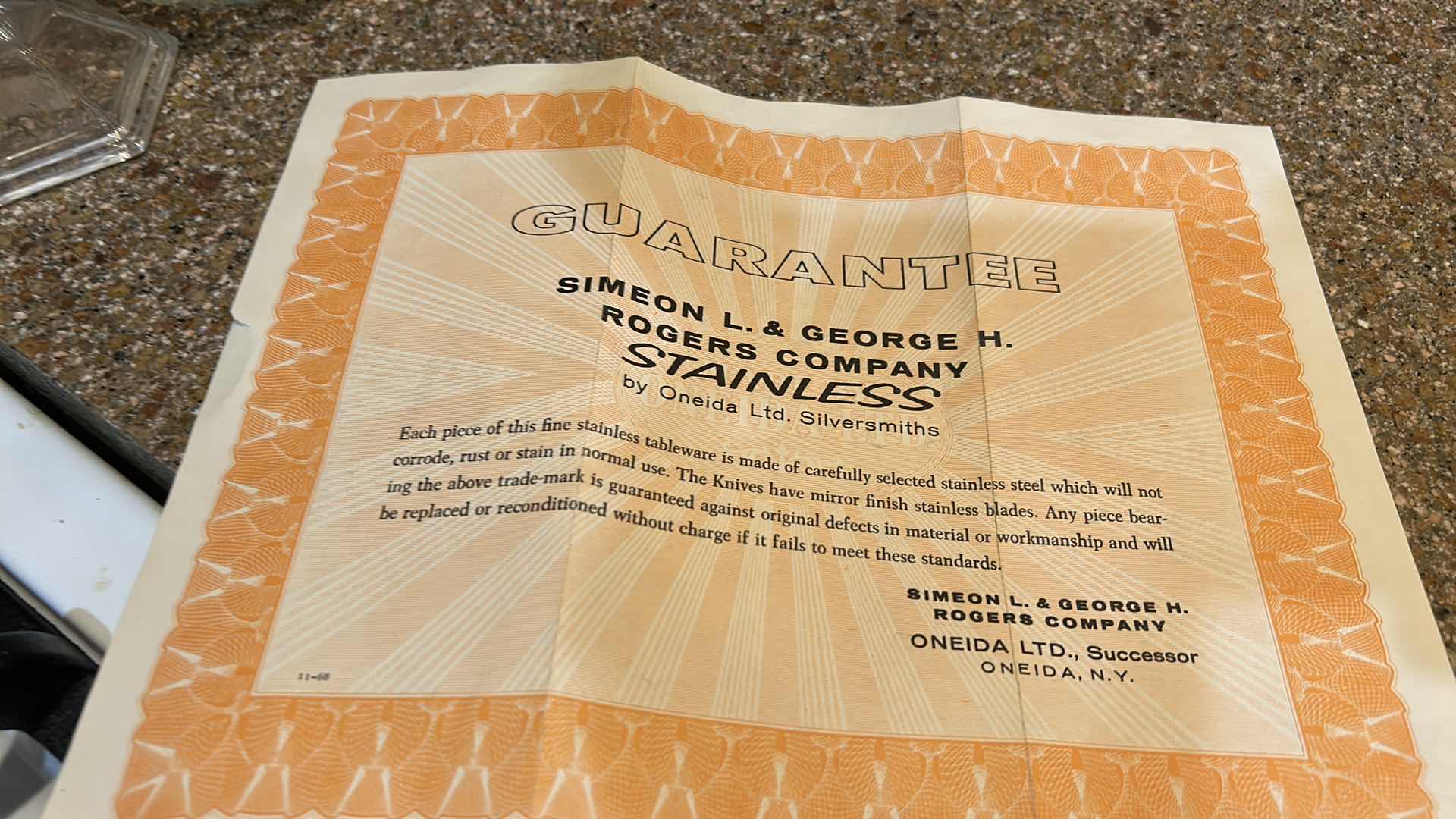 Photo 5 of 115 PC SIMEON L & GEORGE H ROGERS STAINLESS BY ONEIDA LTD SILVERSMITHS