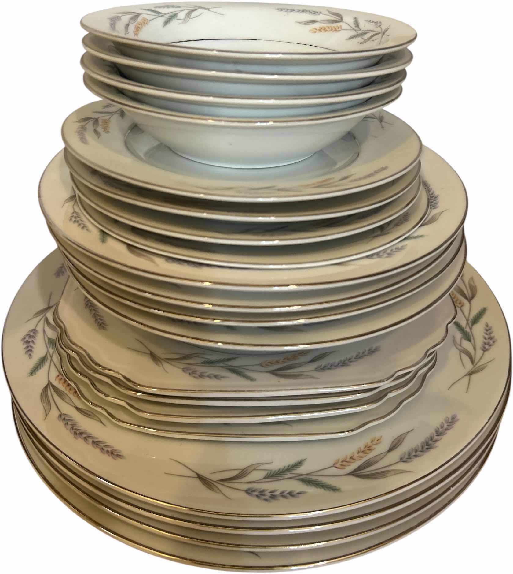 Photo 1 of 20 PC’S BLUE HARVEST DINNERWARE