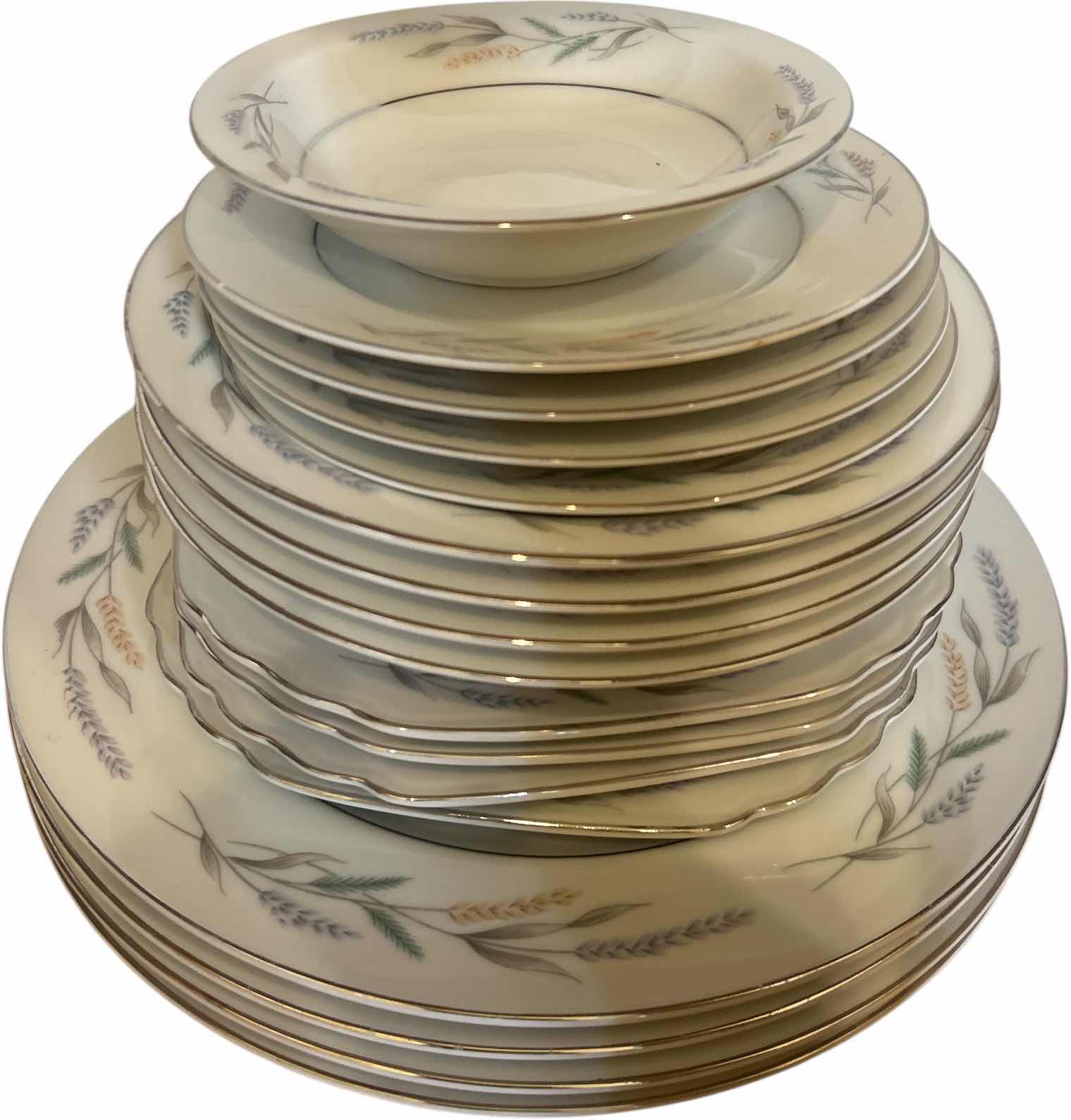 Photo 1 of 17 PC’S BLUE HARVEST DINNERWARE