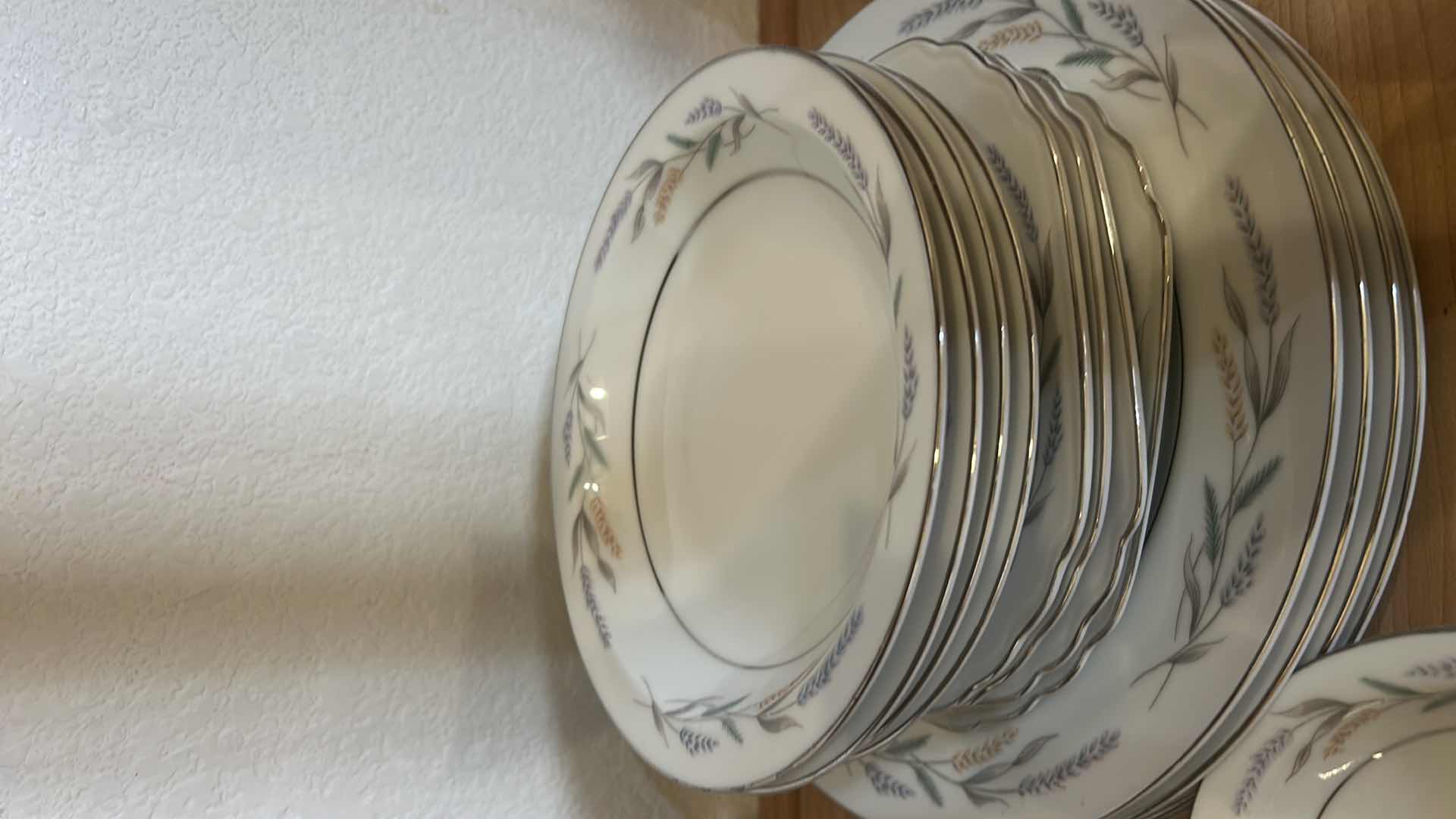 Photo 1 of 17 PC’S BLUE HARVEST DINNERWARE